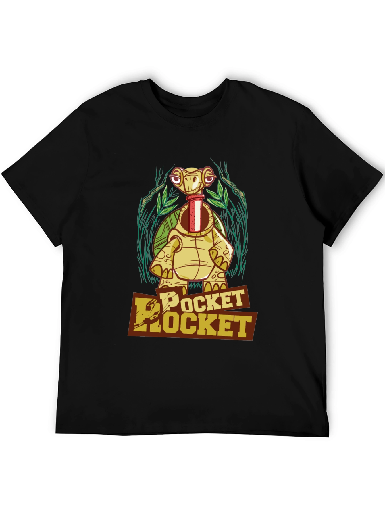 Pocket Rocket Turtle Graphic T-Shirt