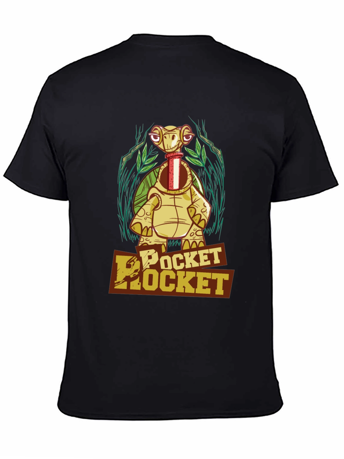 Pocket Rocket Turtle Graphic T-Shirt