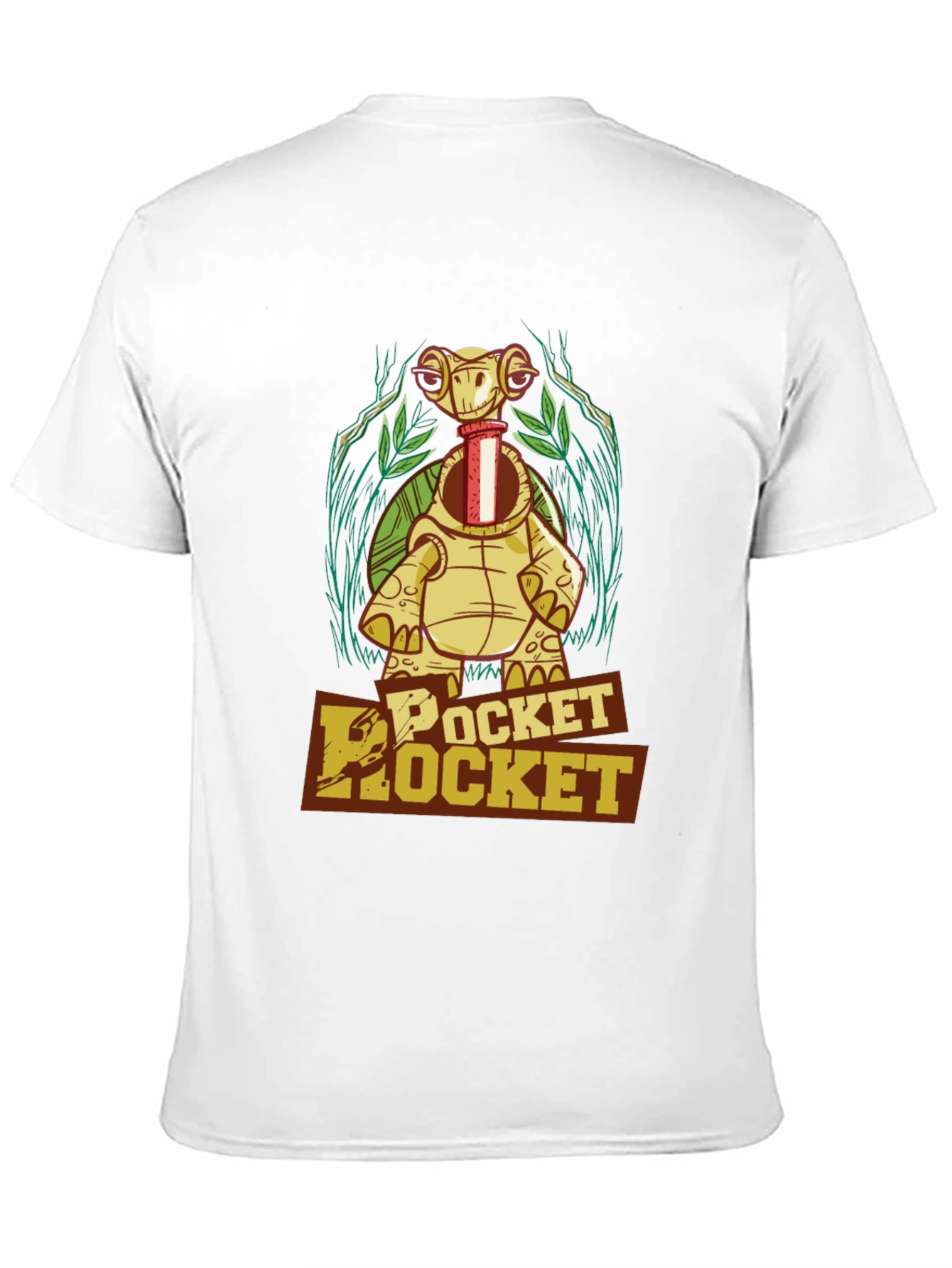 Pocket Rocket Turtle Graphic T-Shirt