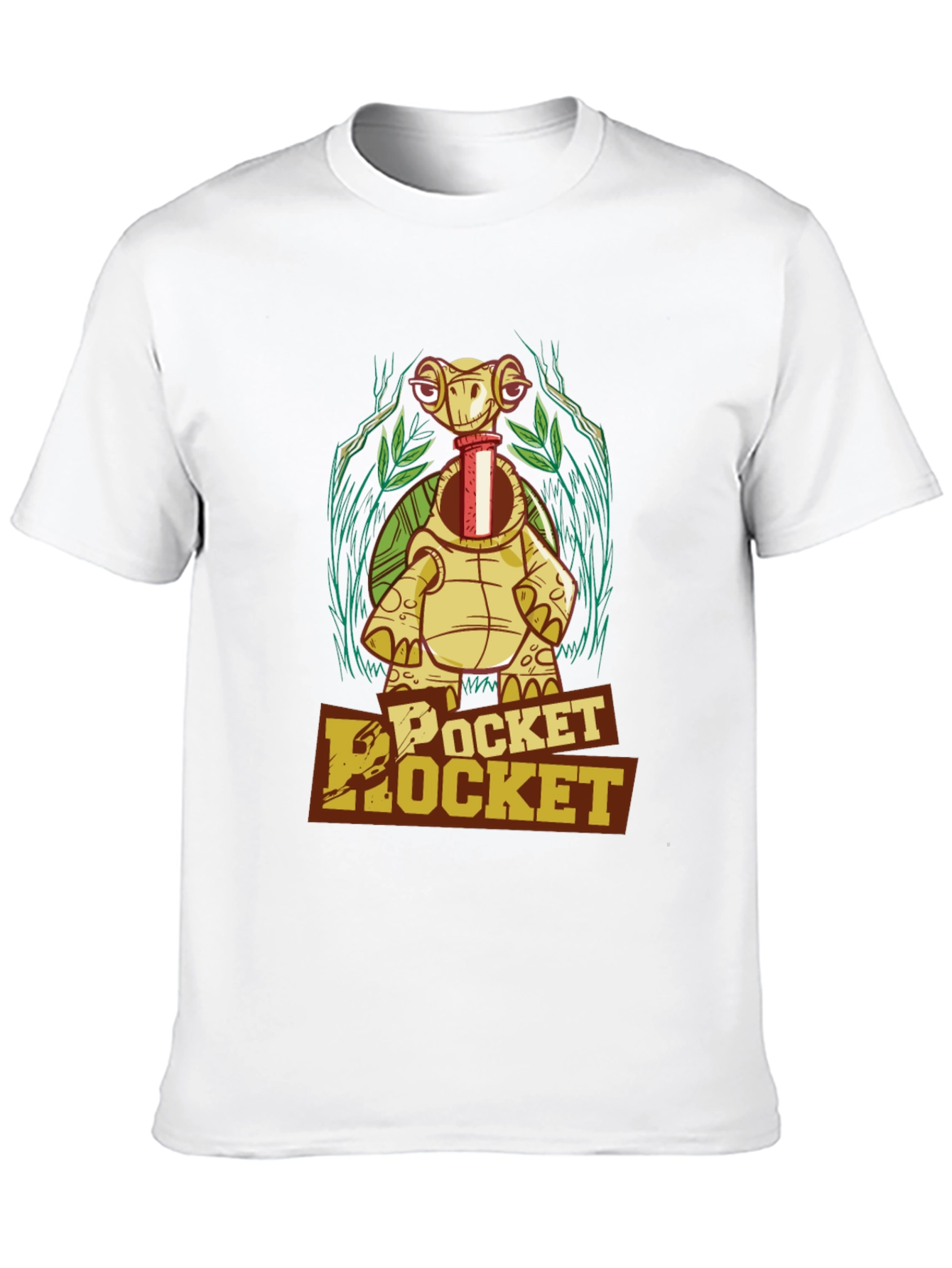 Pocket Rocket Turtle Graphic T-Shirt