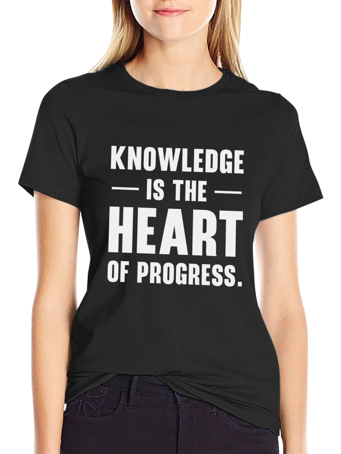 Knowledge is the Heart of Progress T-Shirt