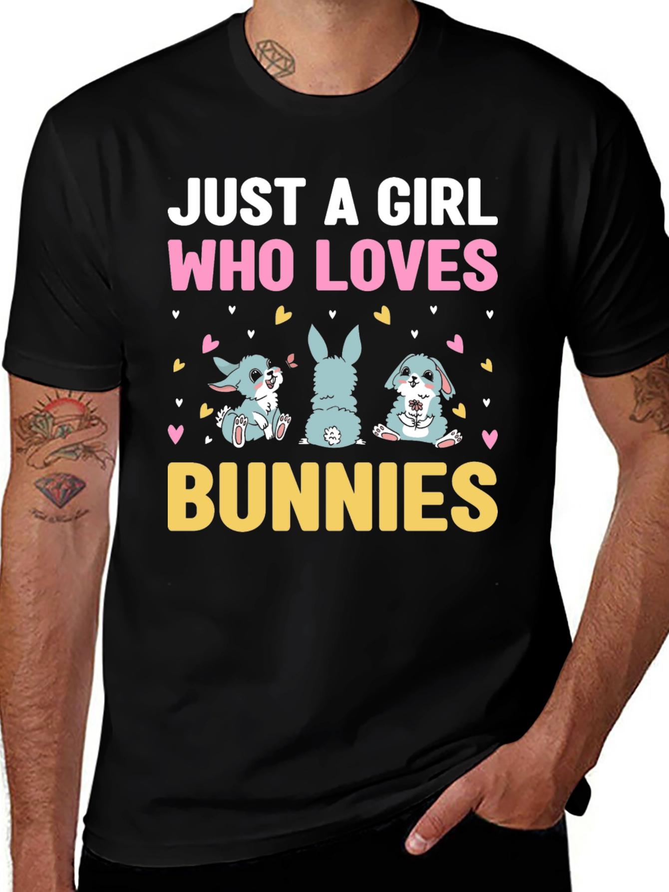 Just a Girl Who Loves Bunnies T-Shirt