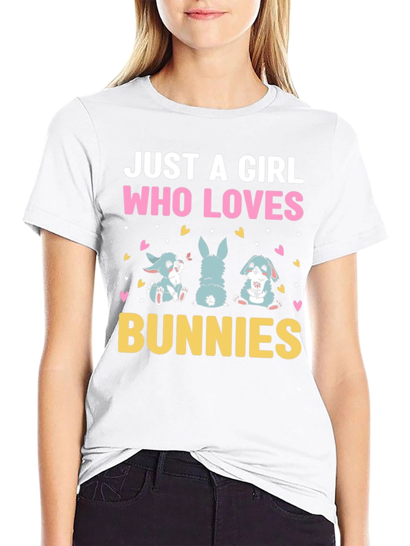 Just a Girl Who Loves Bunnies T-Shirt