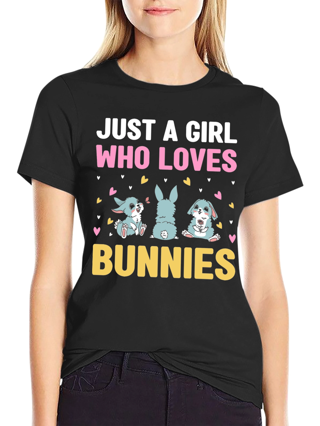 Just a Girl Who Loves Bunnies T-Shirt