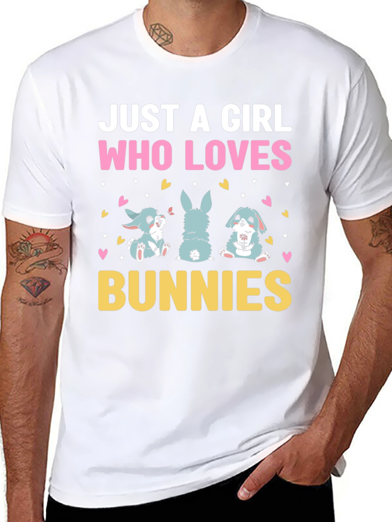 Just a Girl Who Loves Bunnies T-Shirt