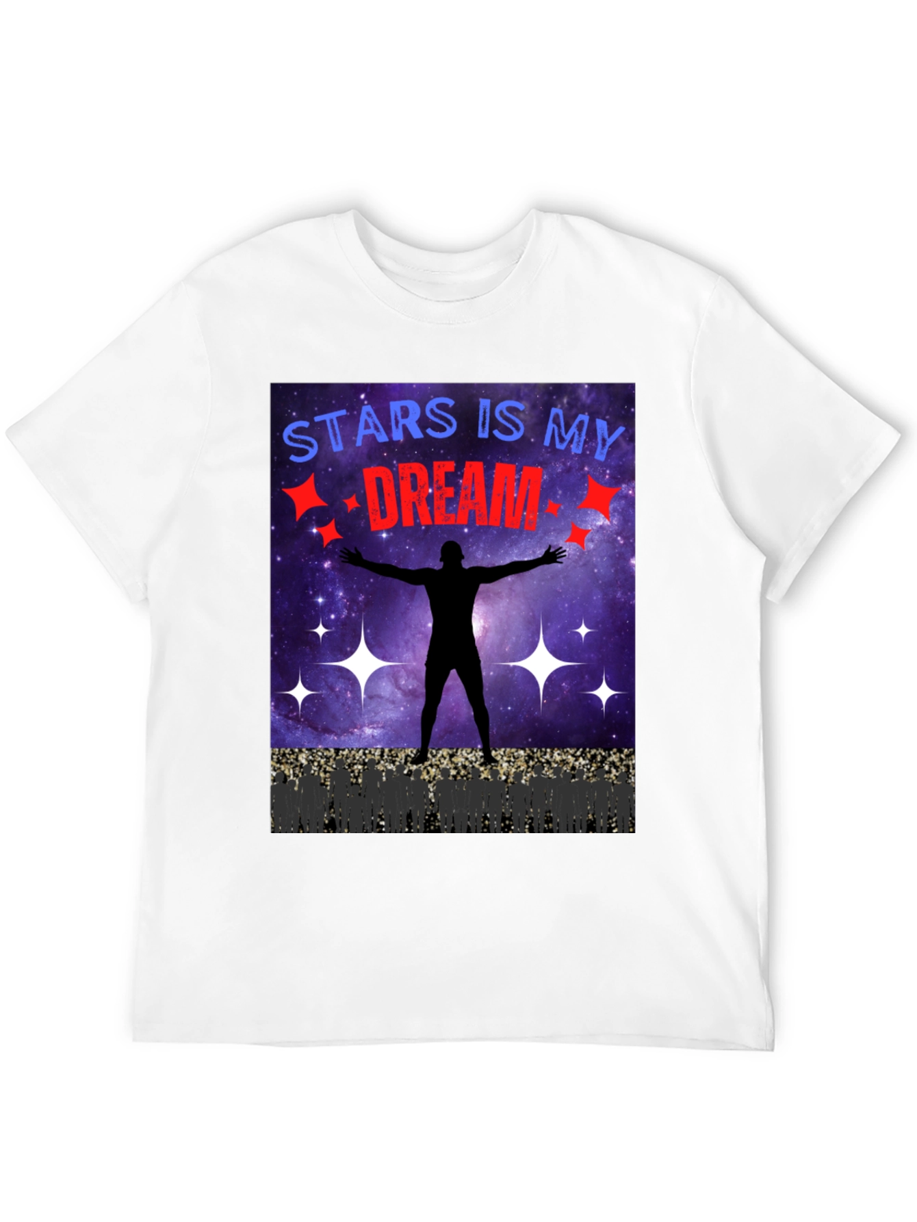 Stars Is My Dream T-Shirt - Black