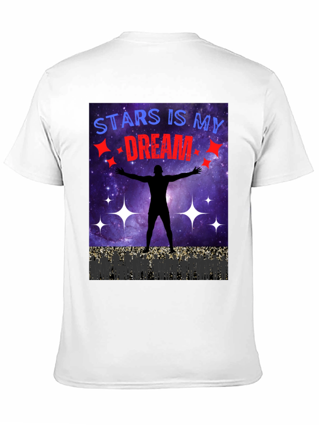 Stars Is My Dream T-Shirt - Black