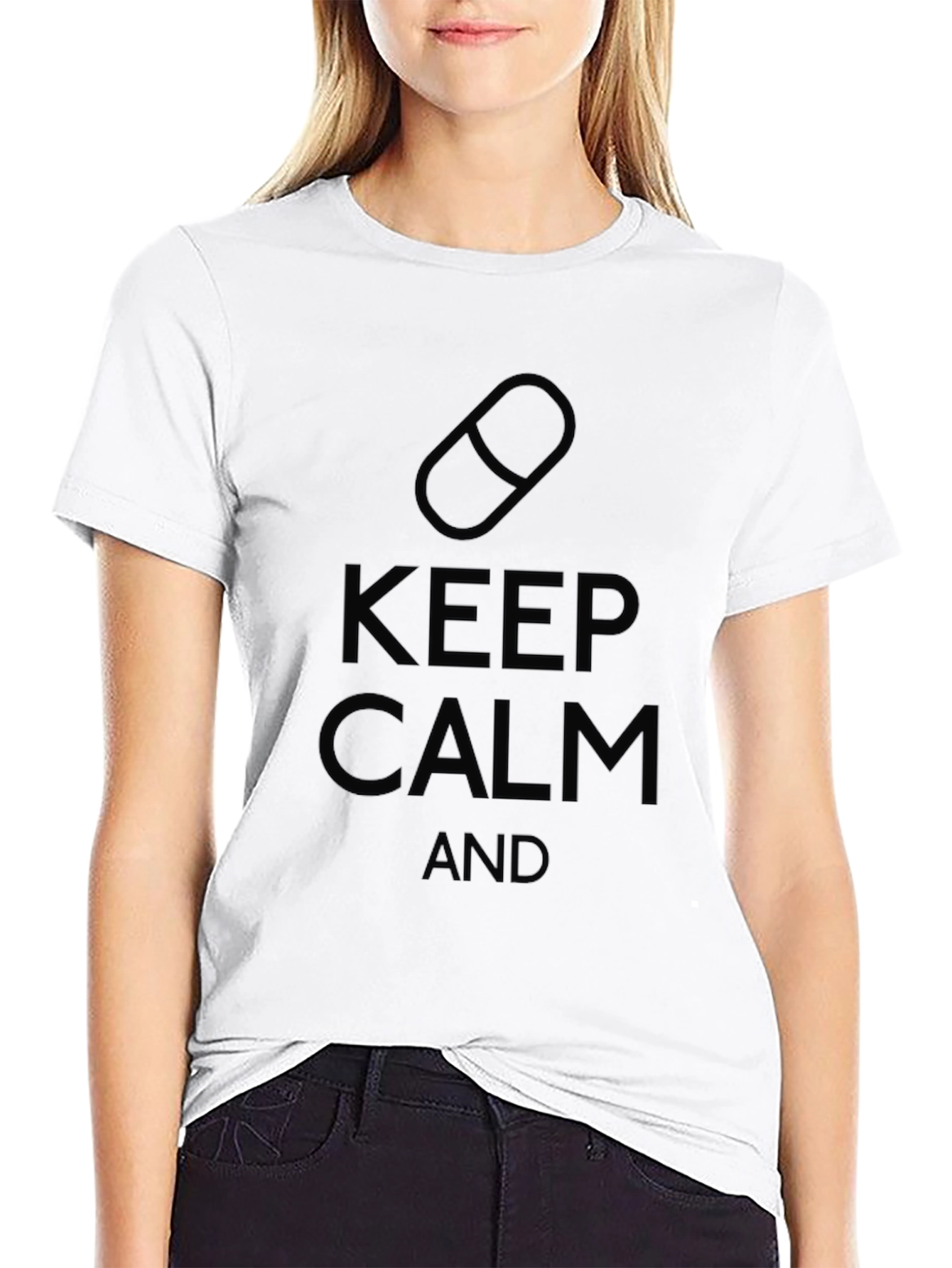 Keep Calm Pill T-Shirt - Relax and Unwind