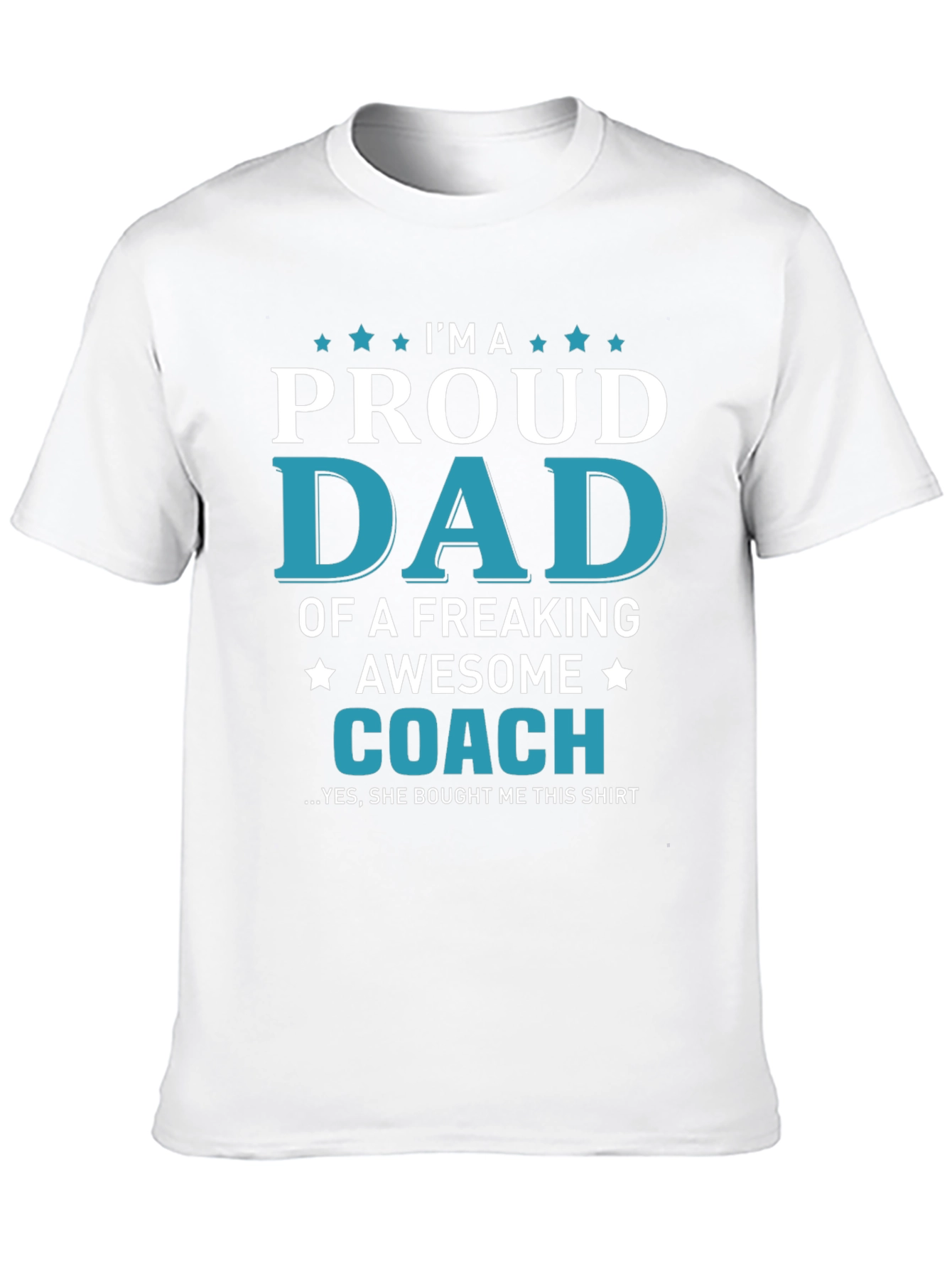 Proud Dad of a Coach Graphic T-Shirt