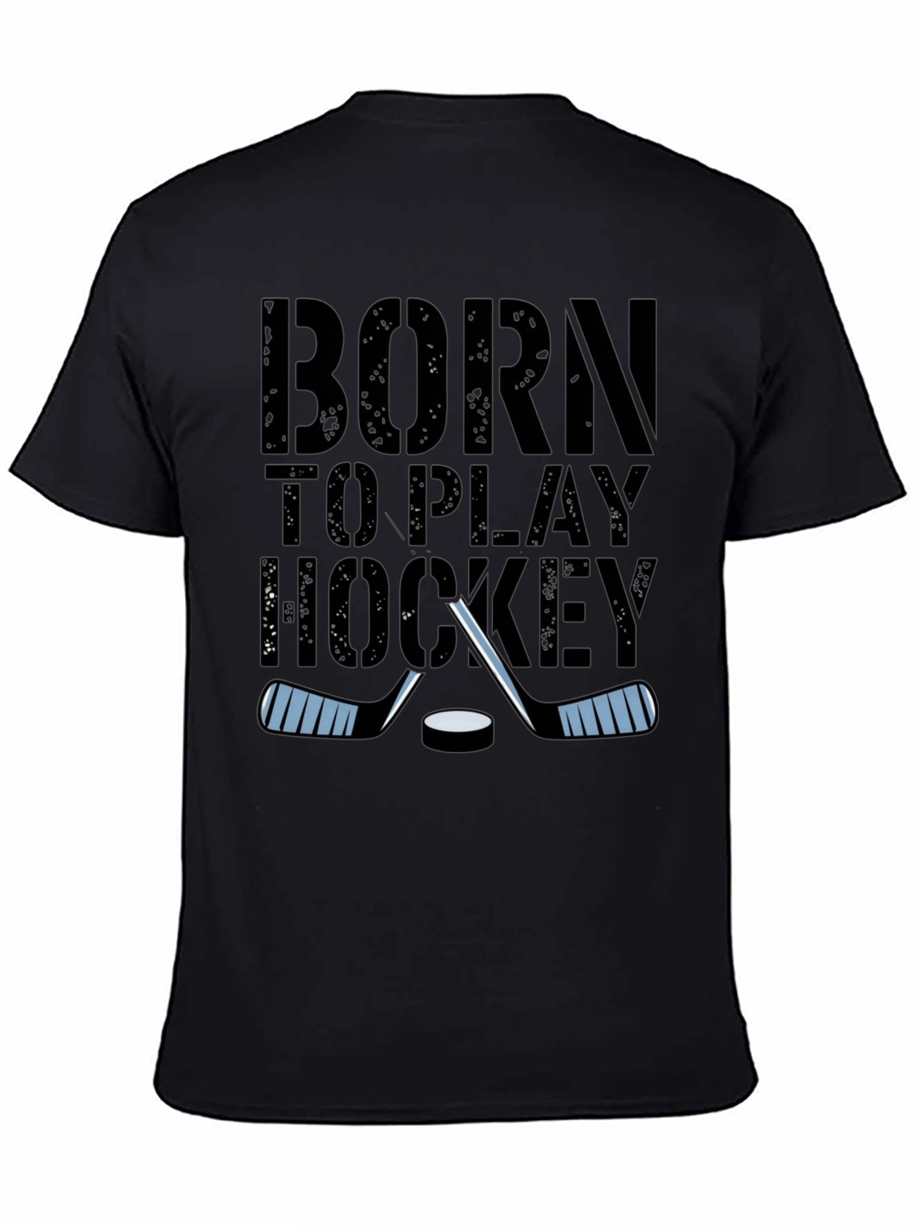 Born To Play Hockey Graphic T-Shirt