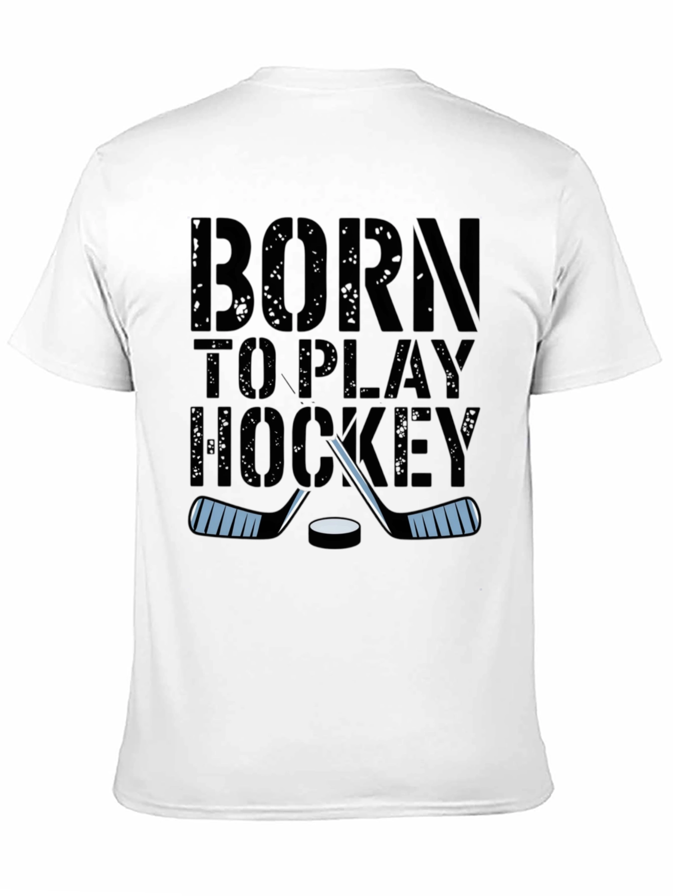 Born To Play Hockey Graphic T-Shirt