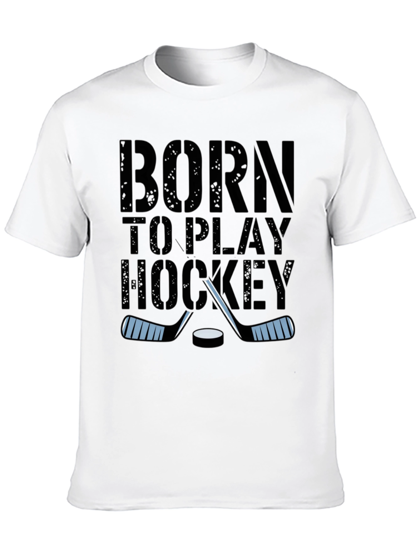 Born To Play Hockey Graphic T-Shirt