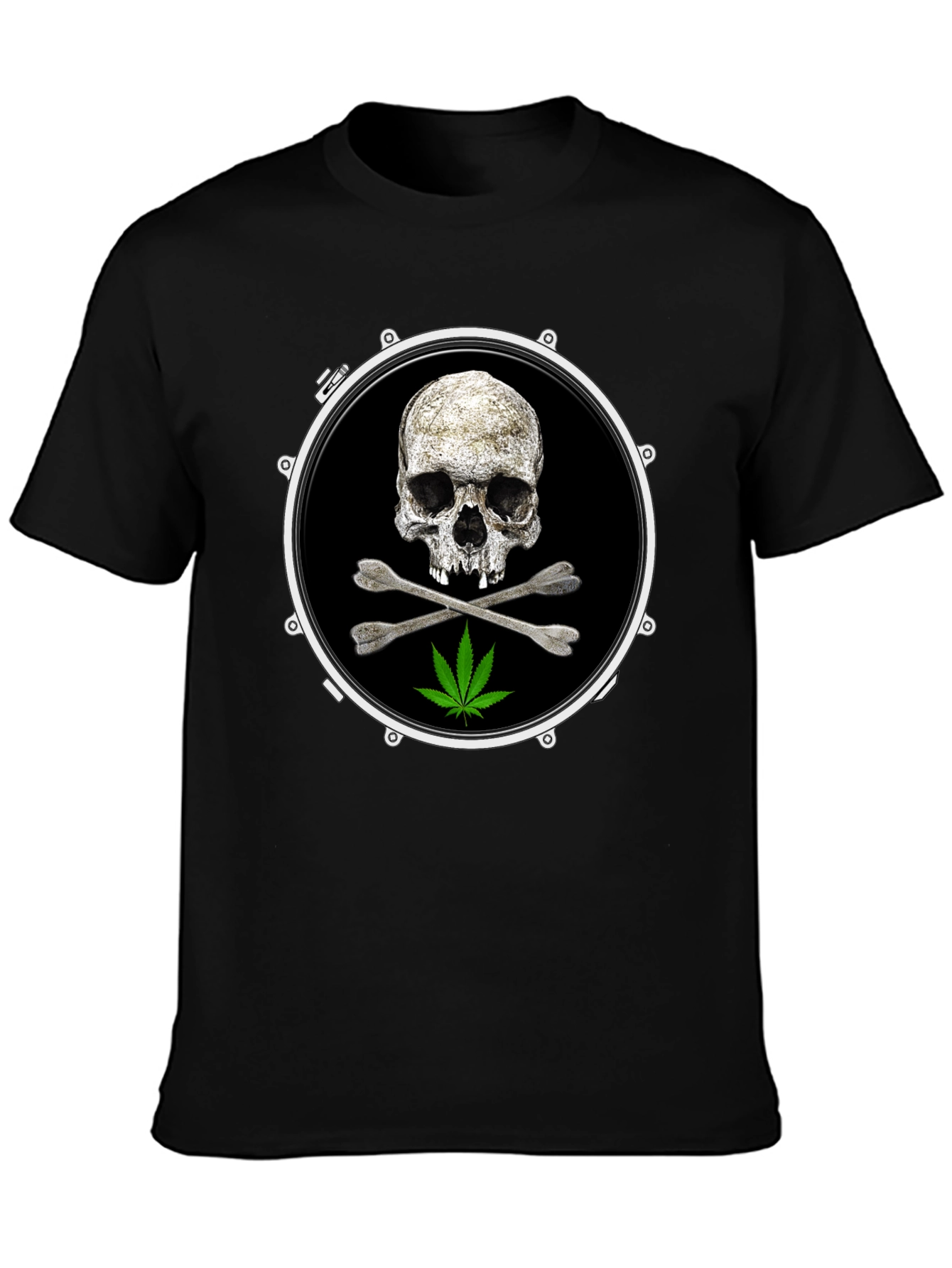 Skull & Crossbones Drum T-Shirt