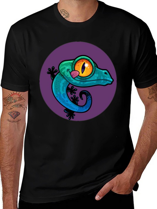 Gecko Graphic Tee - Cool Lizard Design T-Shirt