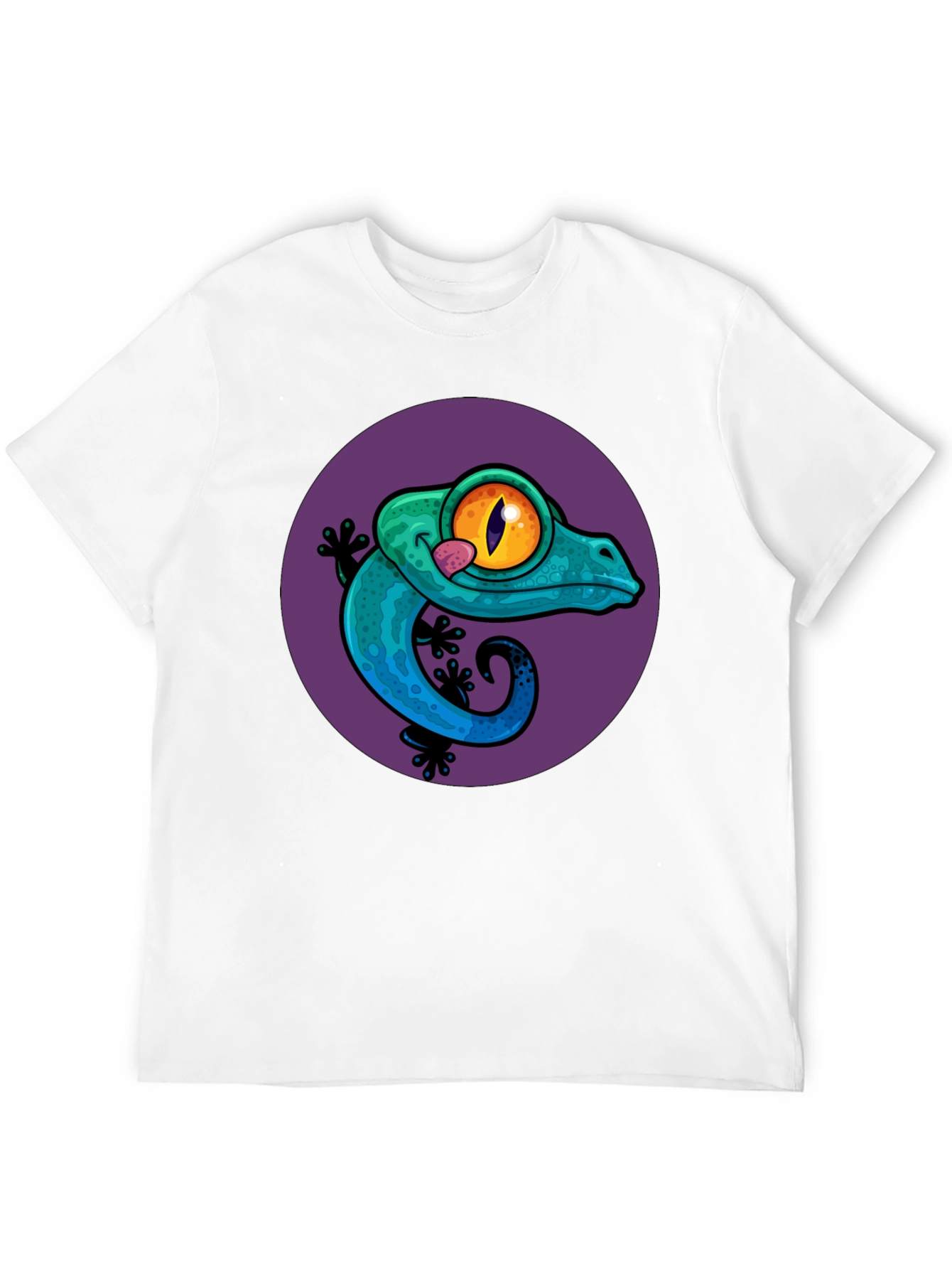 Gecko Graphic Tee - Cool Lizard Design T-Shirt