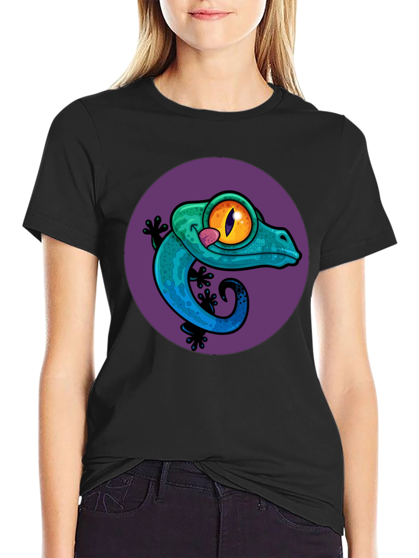 Gecko Graphic Tee - Cool Lizard Design T-Shirt