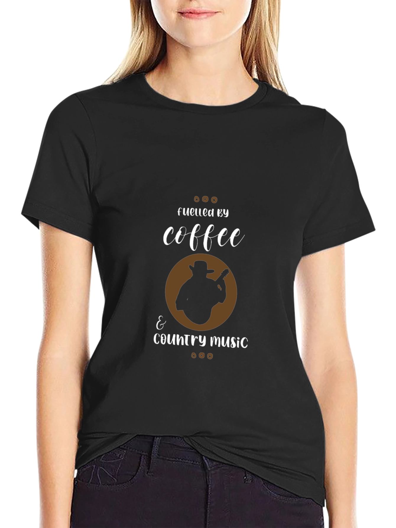 Fueled by Coffee & Country Music Graphic Tee