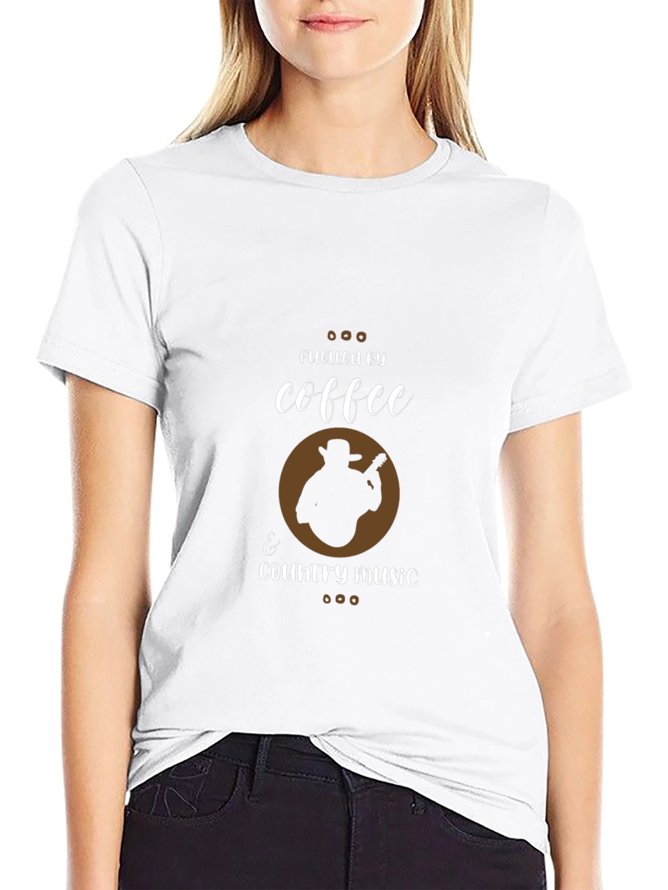 Fueled by Coffee & Country Music Graphic Tee