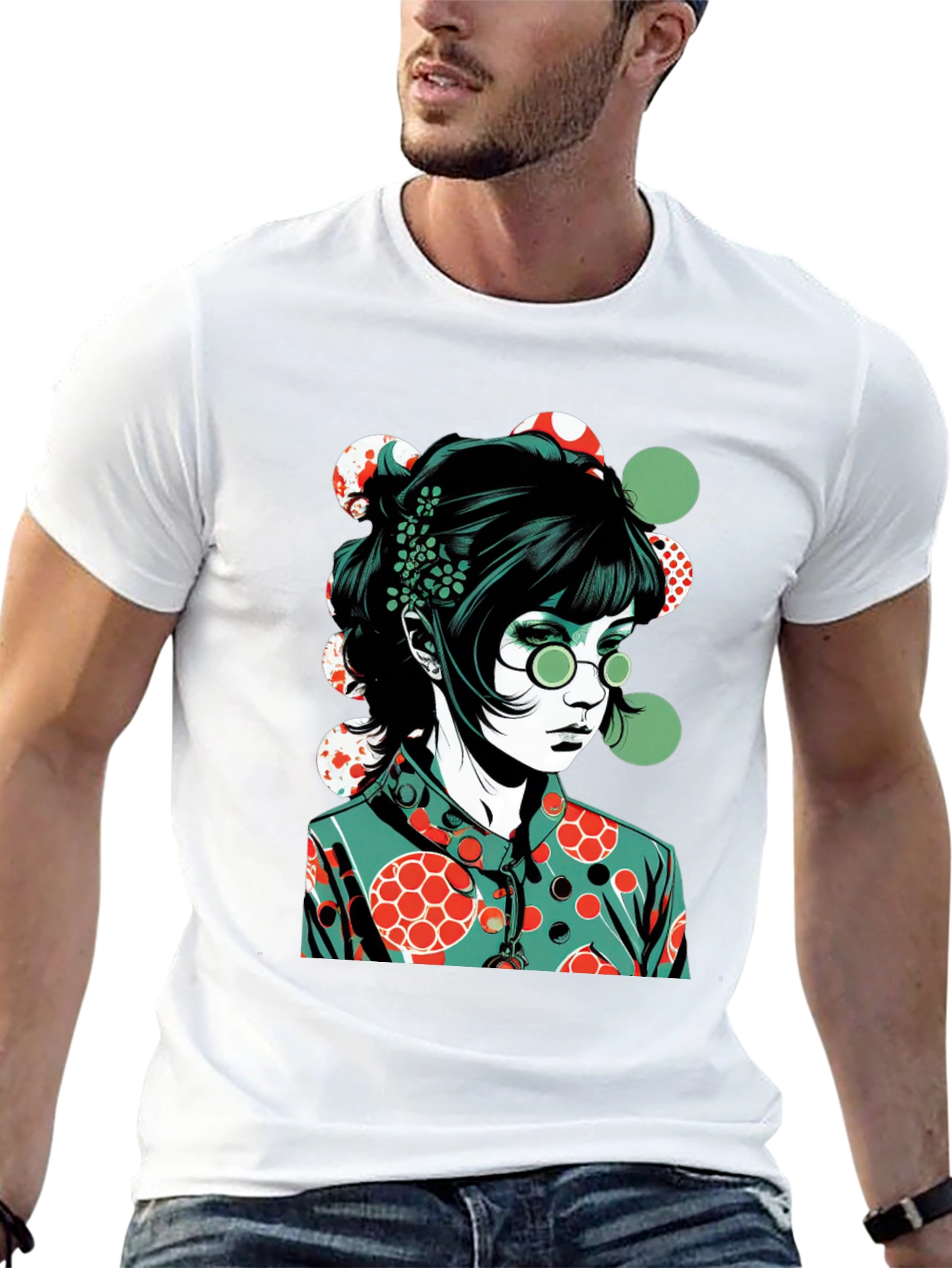 Retro Style Girl Graphic Tee