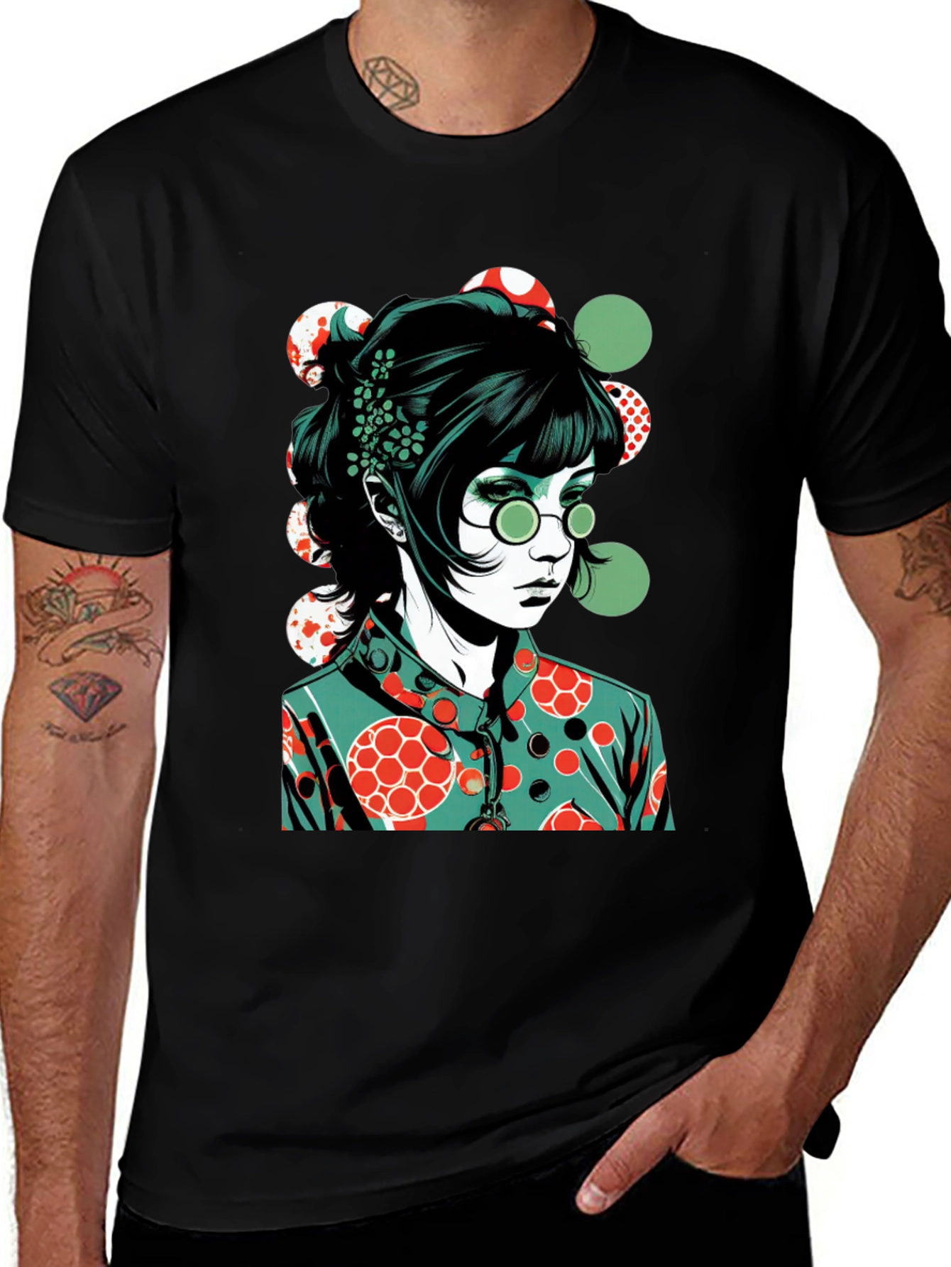 Retro Style Girl Graphic Tee