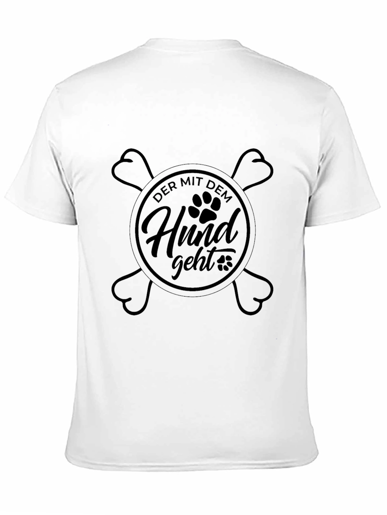 Der Mit Dem Hund Geht Graphic T-Shirt