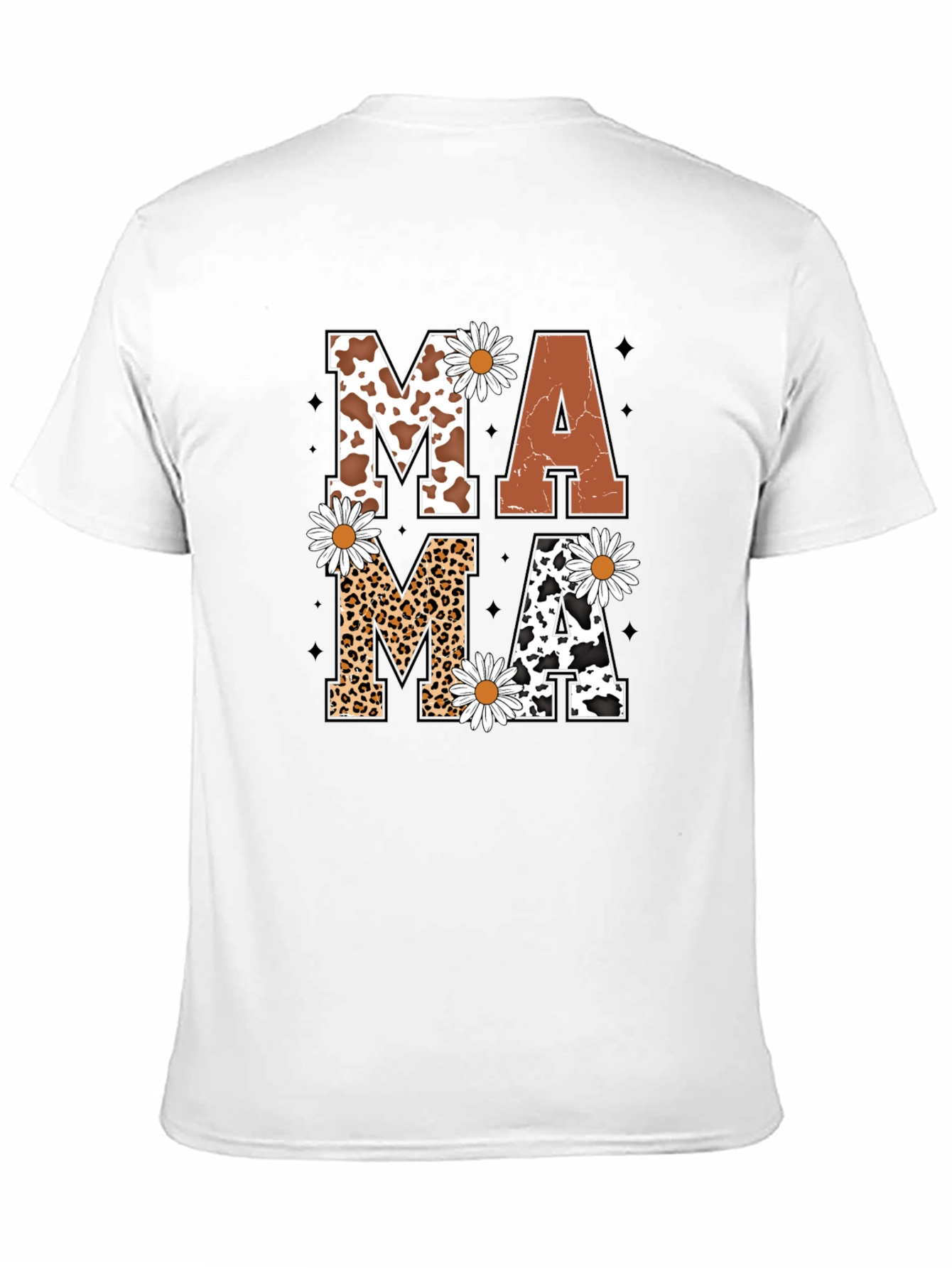 Mama Daisy Graphic Tee - Novelty Print