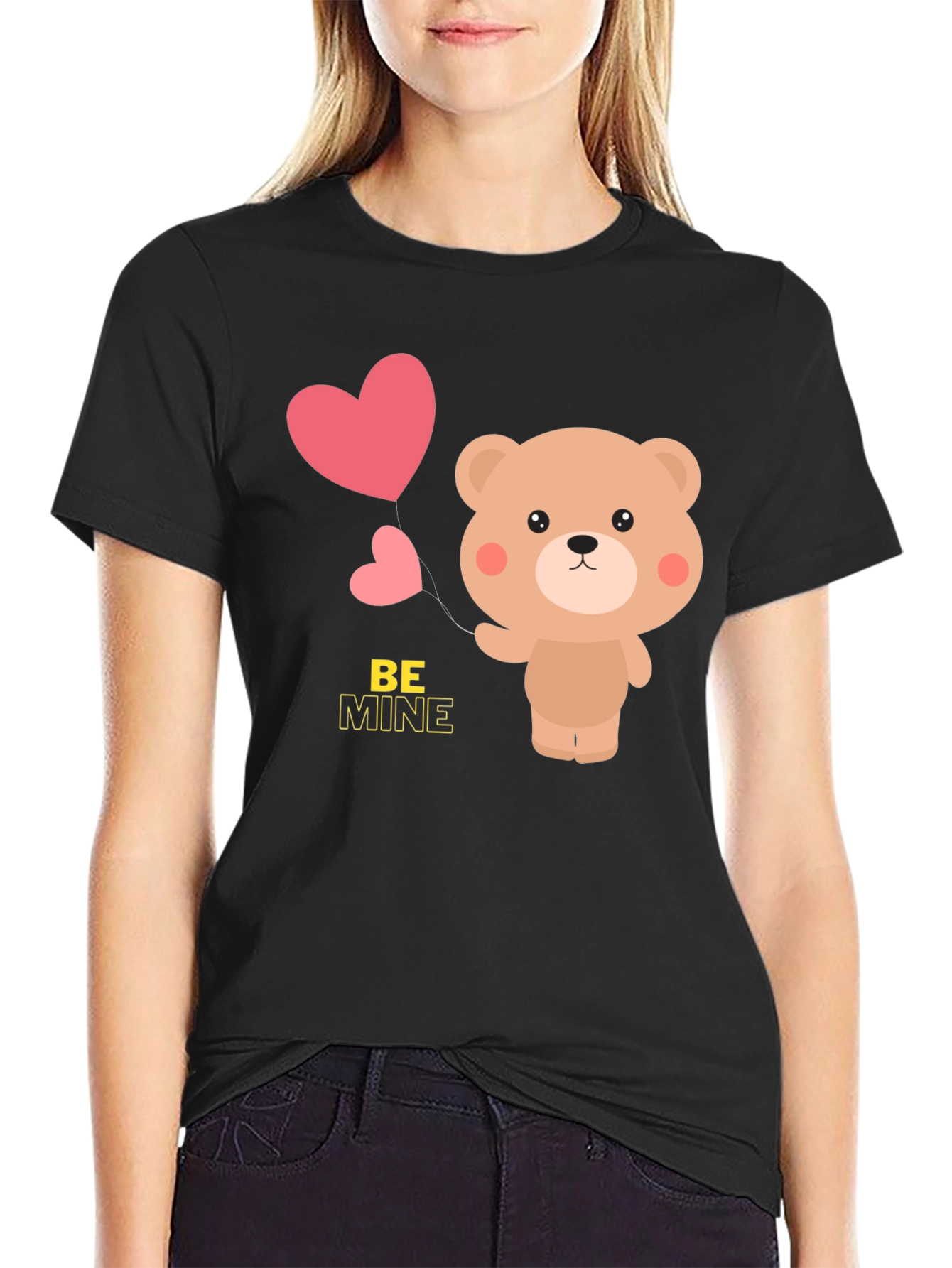 Be Mine Teddy Bear Graphic Tee