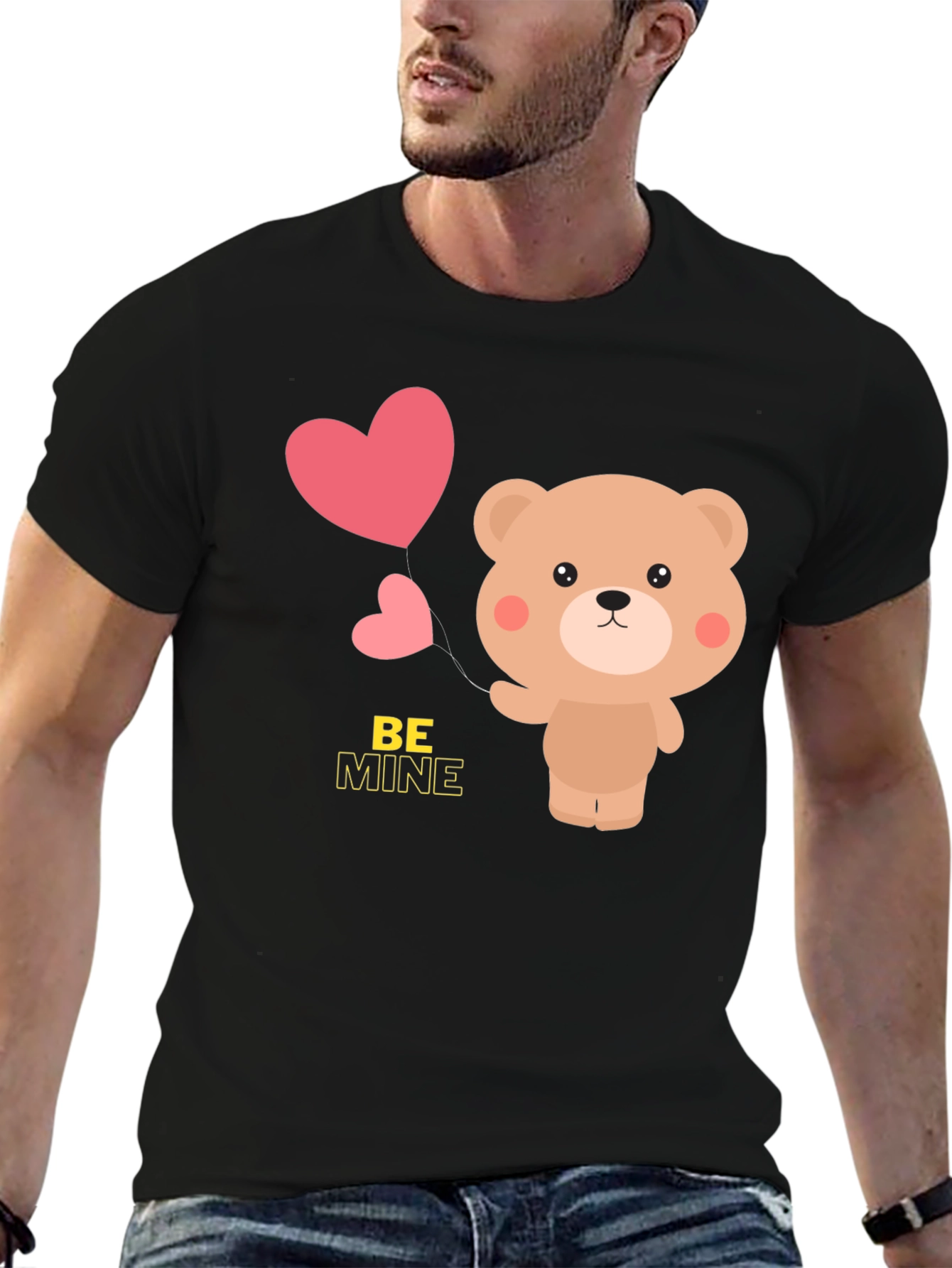 Be Mine Teddy Bear Graphic Tee