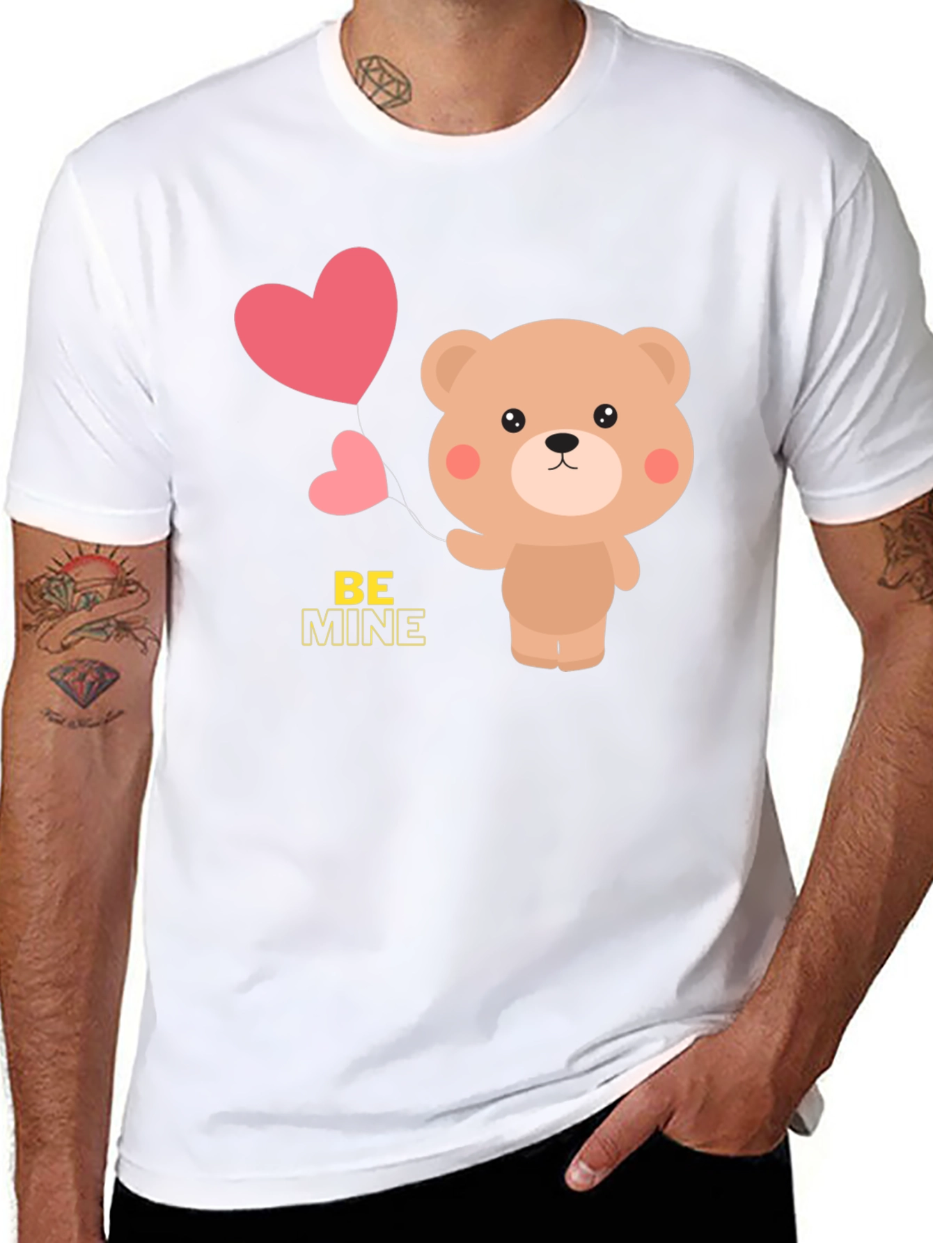 Be Mine Teddy Bear Graphic Tee