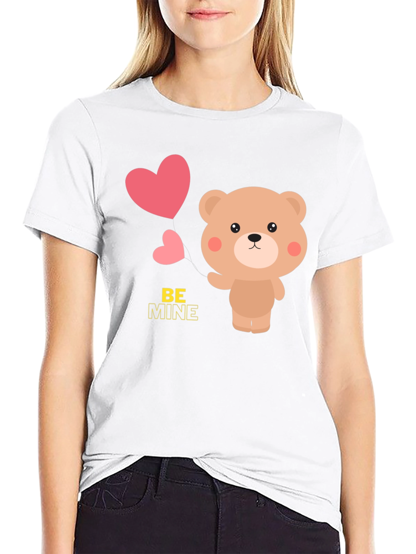 Be Mine Teddy Bear Graphic Tee