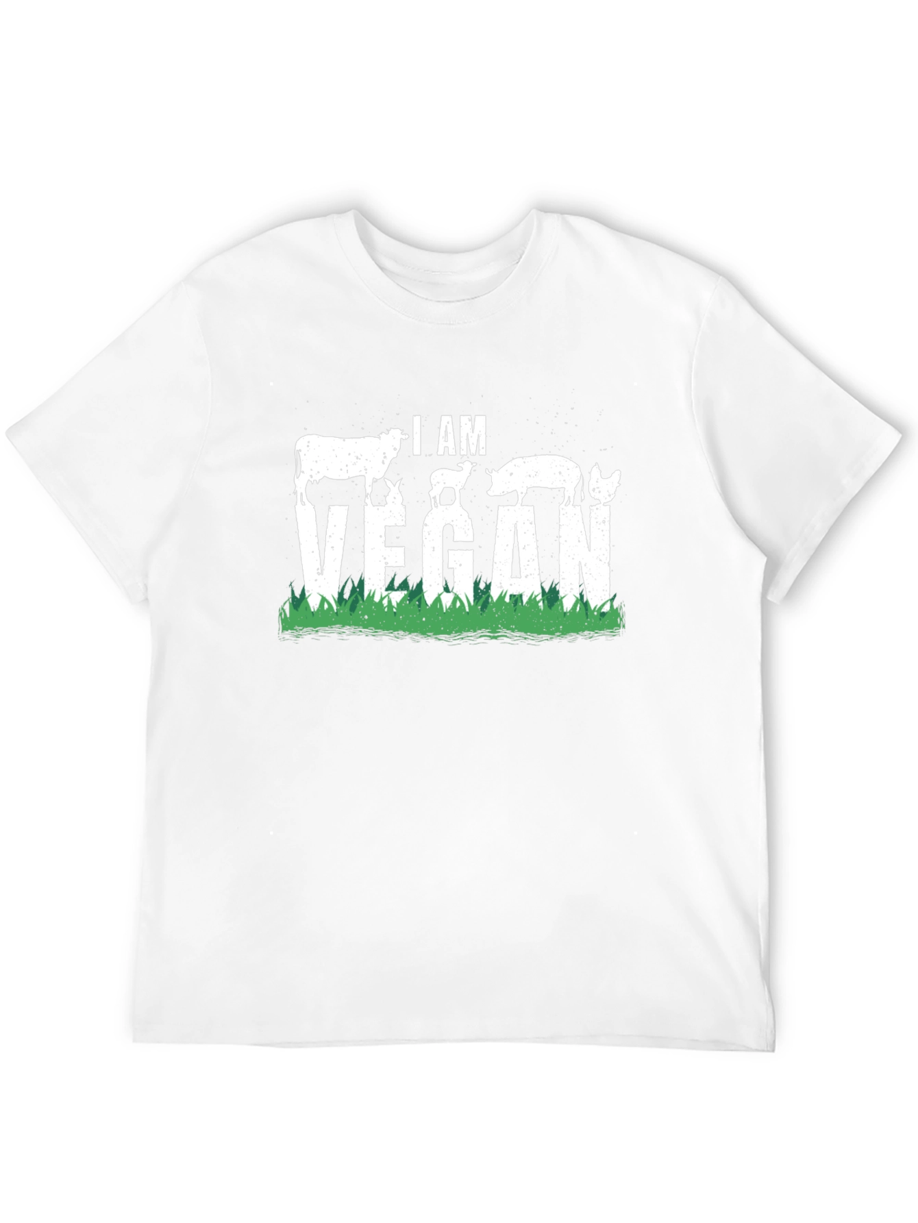 I Am Vegan Animal Silhouette T-Shirt