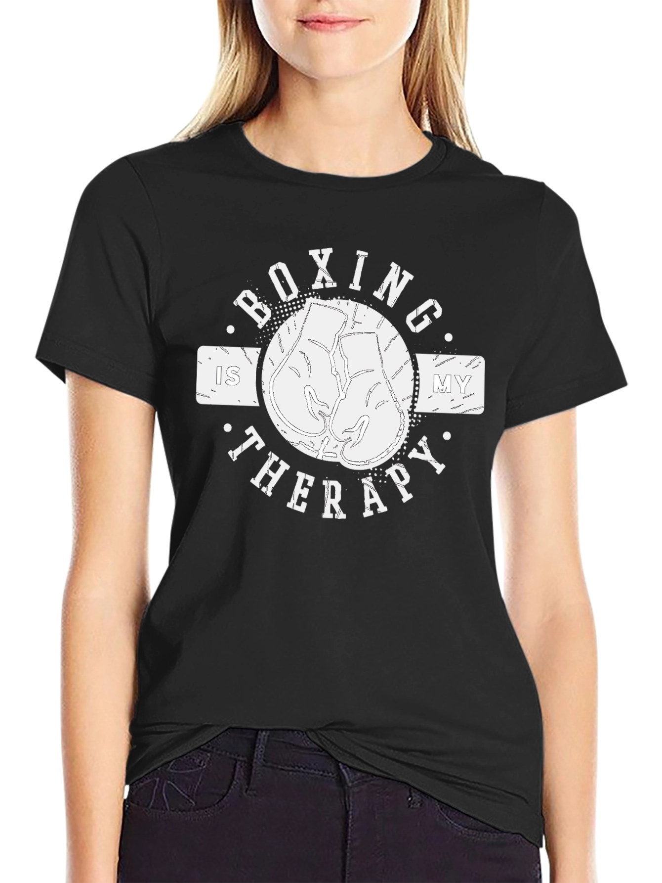 Boxing is My Therapy Graphic T-Shirt