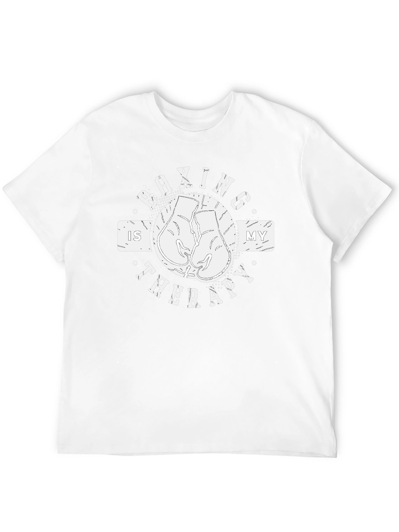 Boxing is My Therapy Graphic T-Shirt