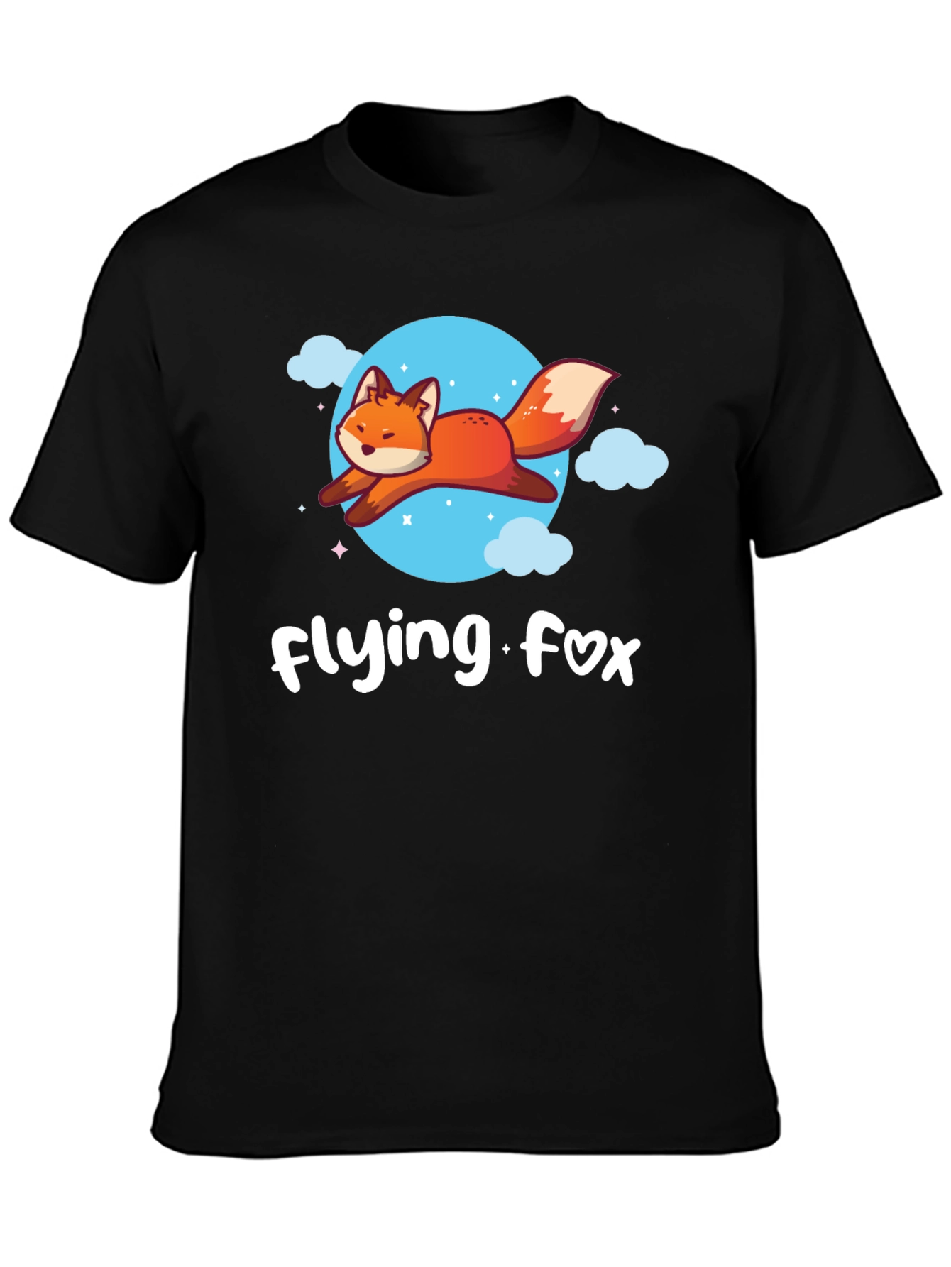 Flying Fox Graphic Tee - Cartoon Animal T-Shirt