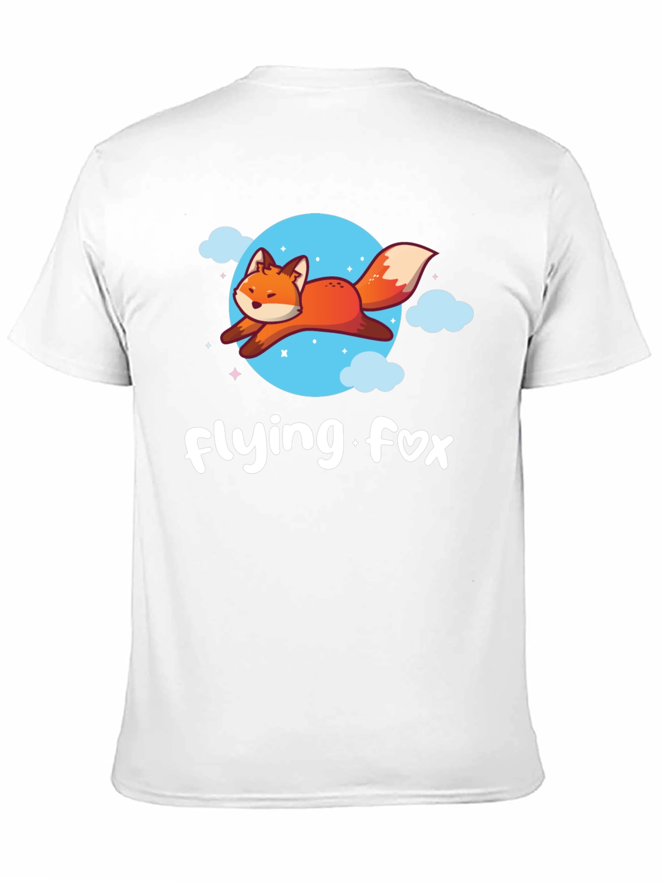 Flying Fox Graphic Tee - Cartoon Animal T-Shirt