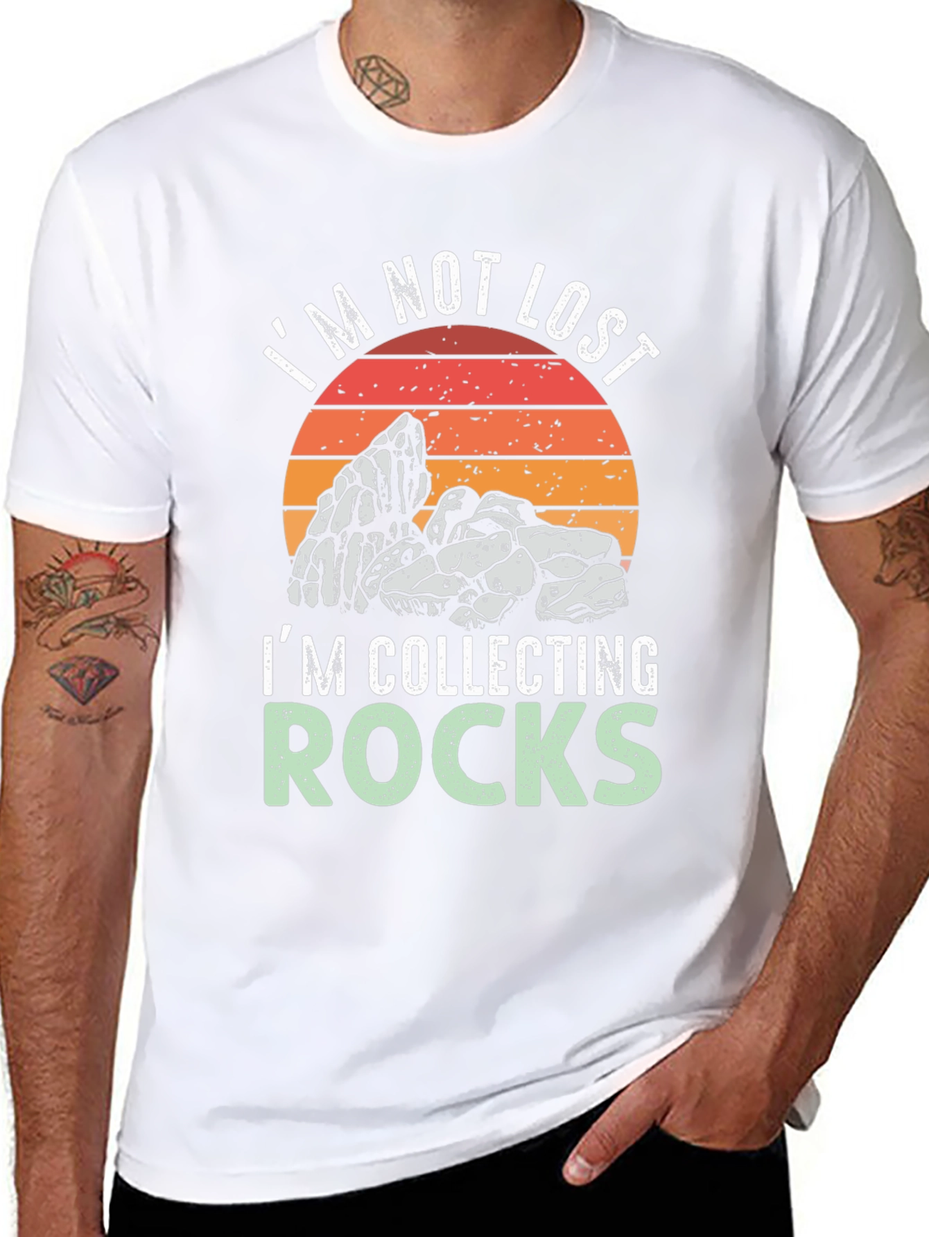 Im Not Lost Im Collecting Rocks T-Shirt