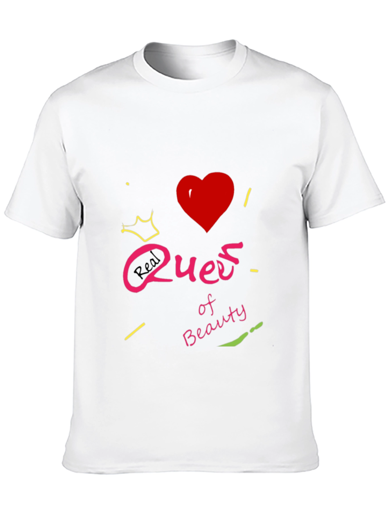 Real Queen of Beauty Graphic T-Shirt - Black