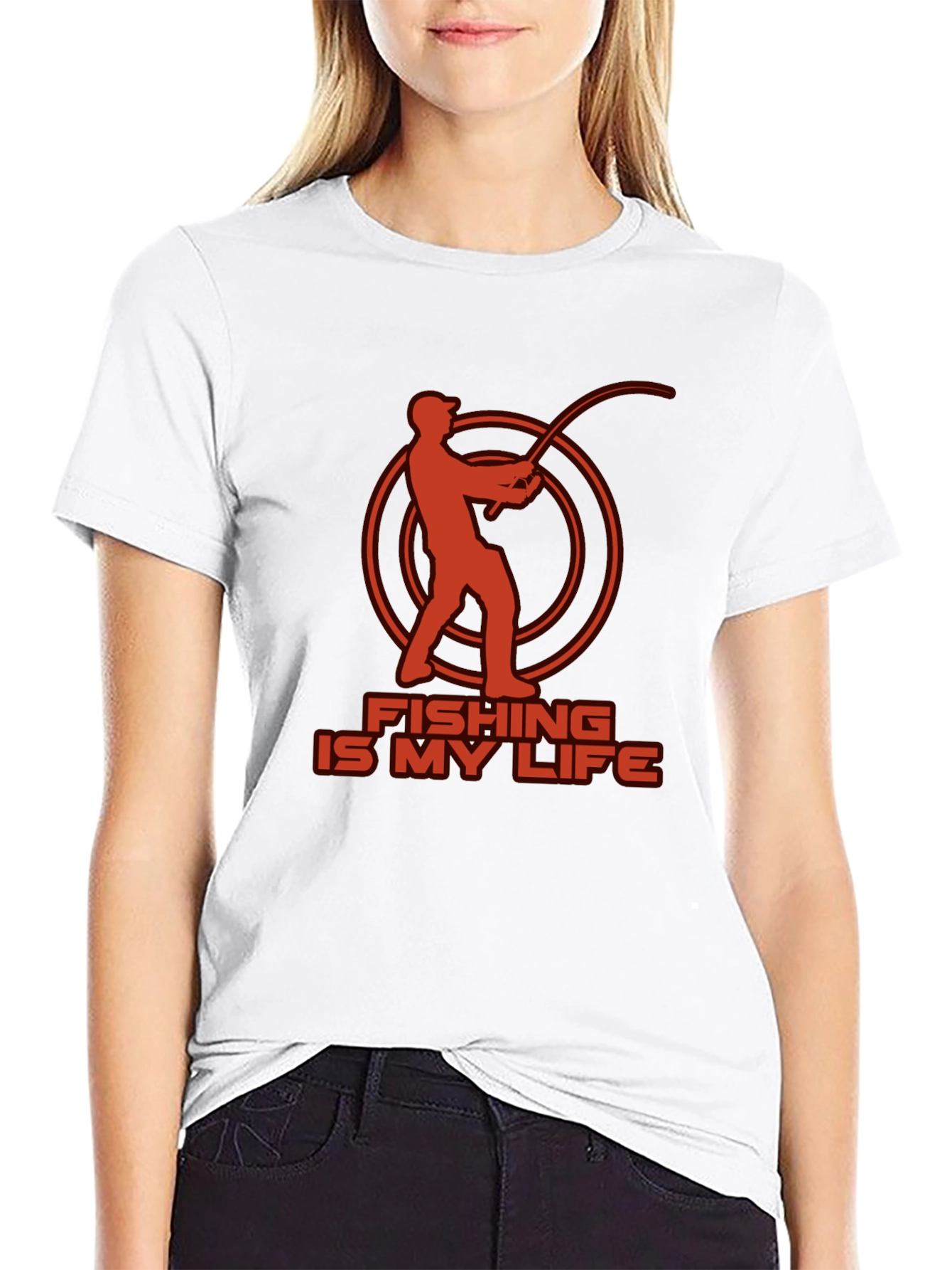 Fishing Is My Life Graphic T-Shirt