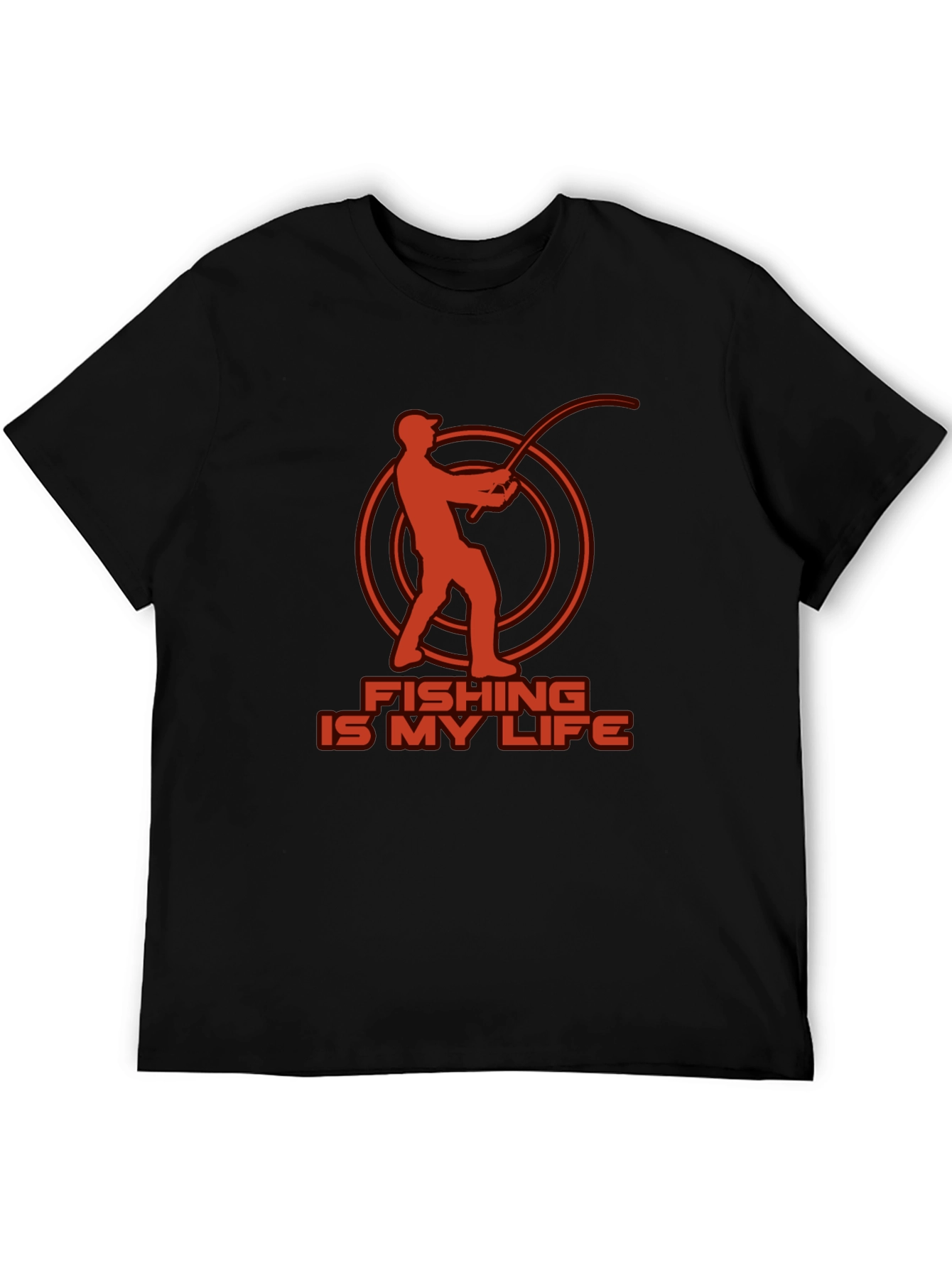Fishing Is My Life Graphic T-Shirt
