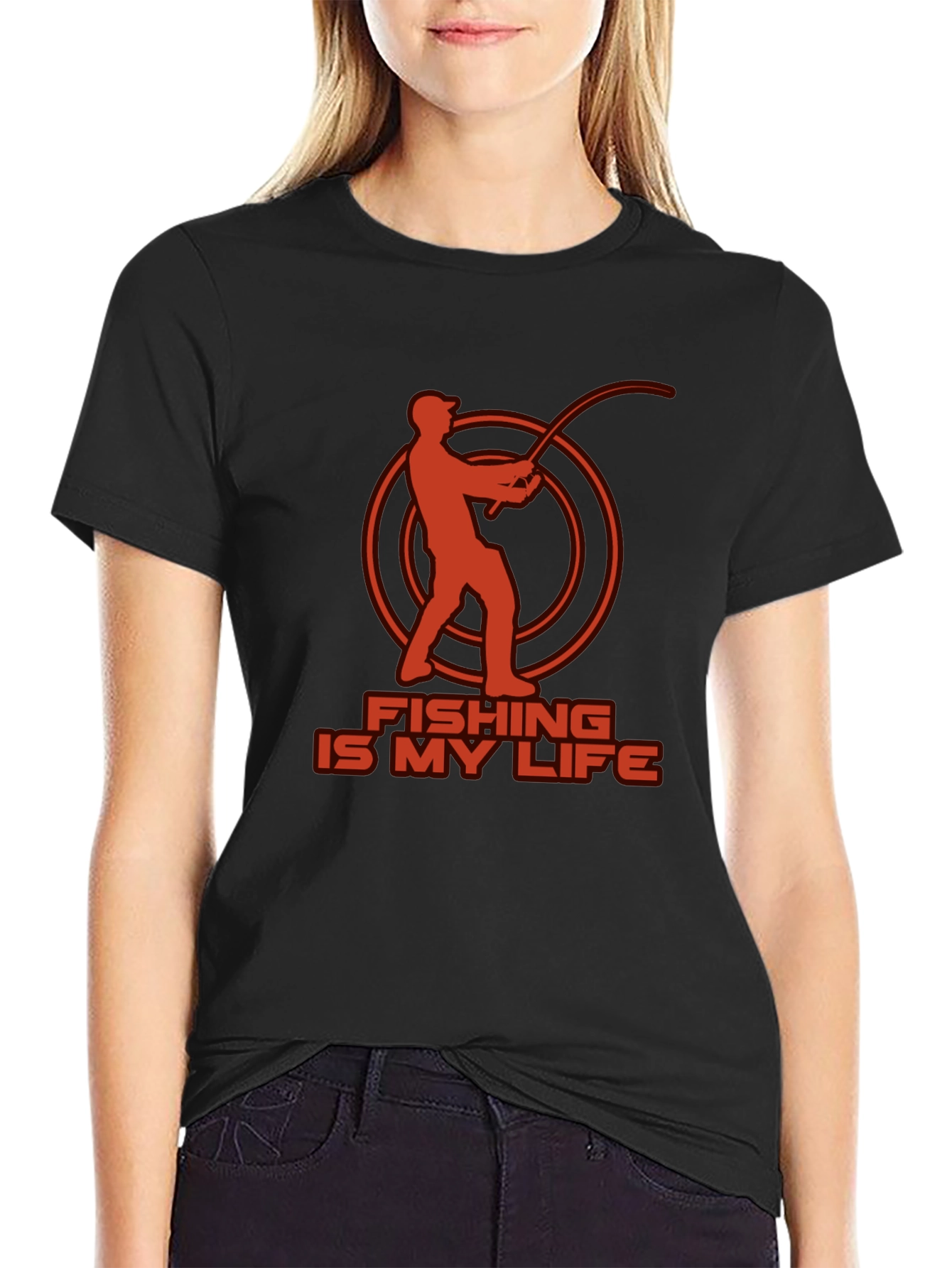 Fishing Is My Life Graphic T-Shirt
