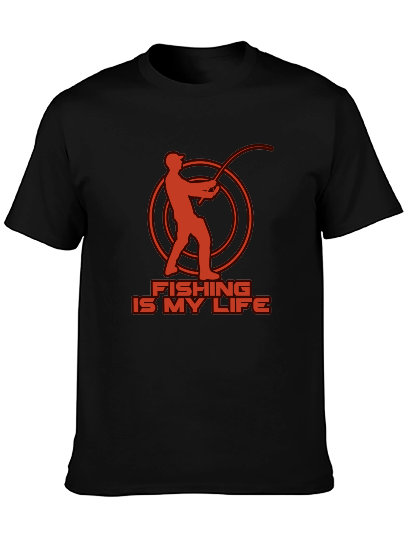 Fishing Is My Life Graphic T-Shirt