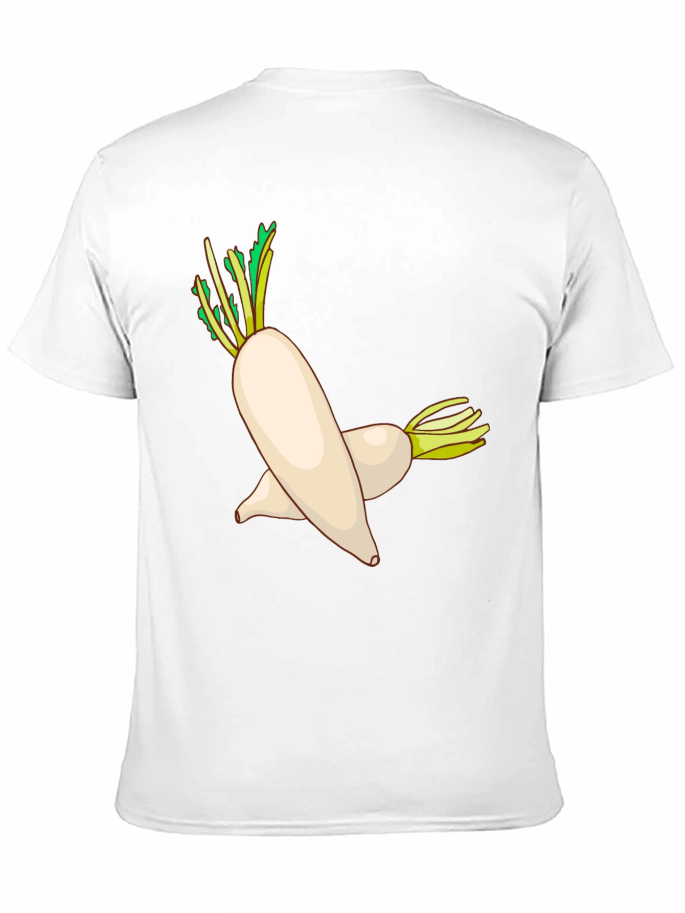 Radish Graphic Tee - Black Cotton Blend T-Shirt