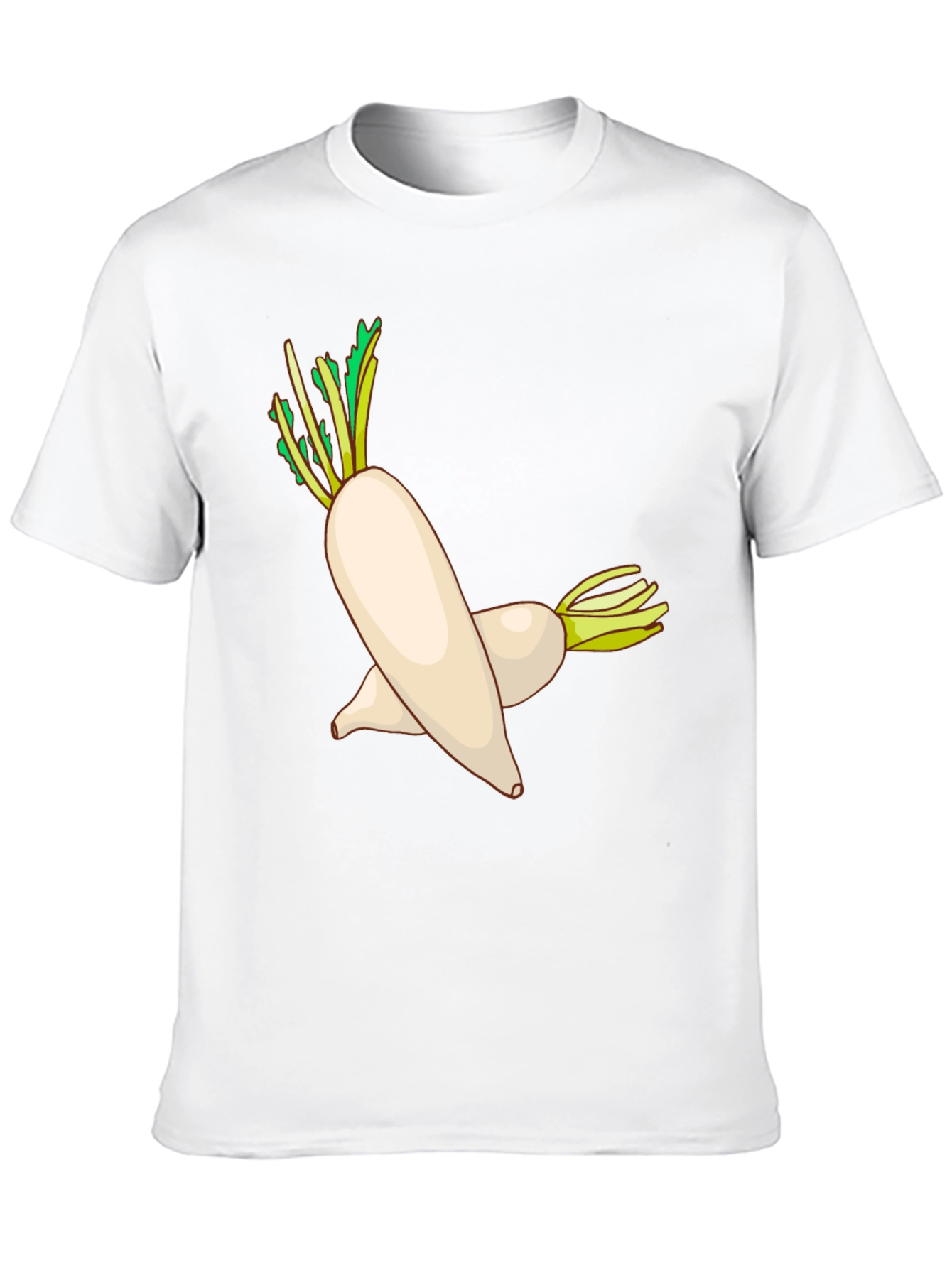 Radish Graphic Tee - Black Cotton Blend T-Shirt