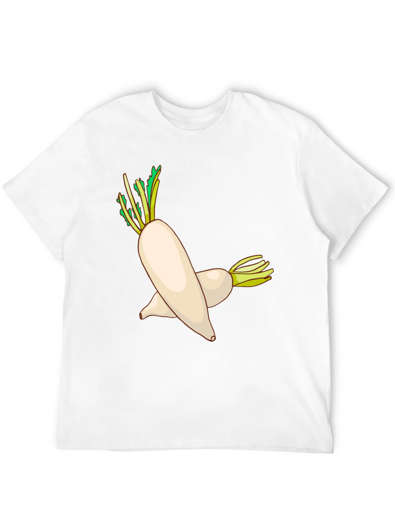 Radish Graphic Tee - Black Cotton Blend T-Shirt