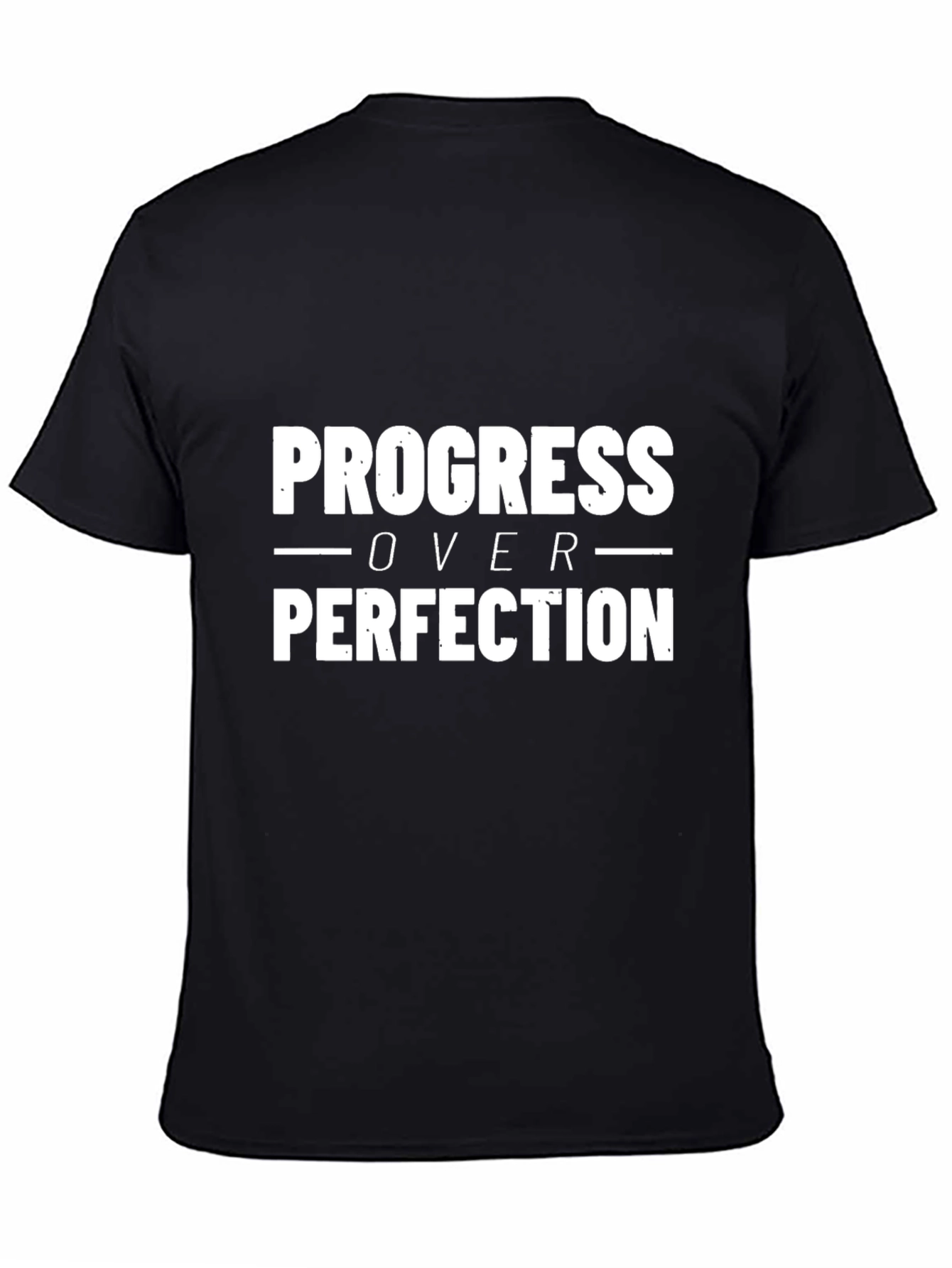 Progress Over Perfection Graphic T-Shirt - Motivational Tee