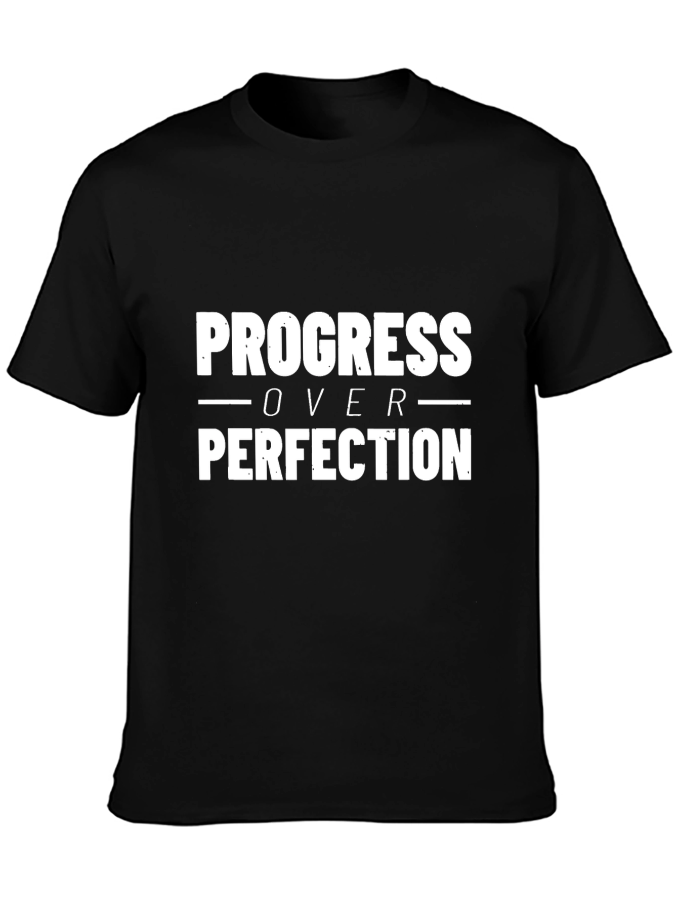 Progress Over Perfection Graphic T-Shirt - Motivational Tee