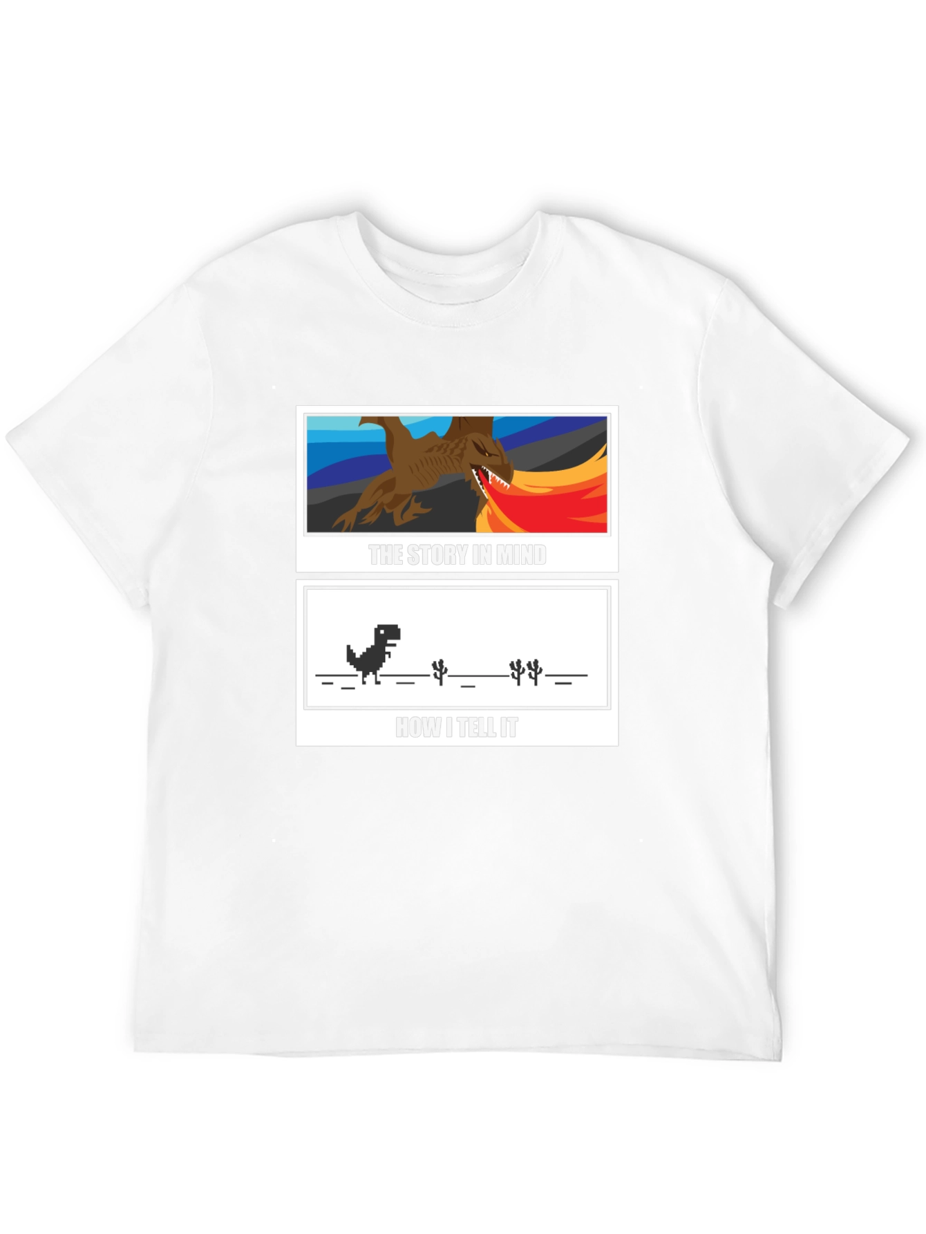 Story in Mind Graphic Black T-Shirt