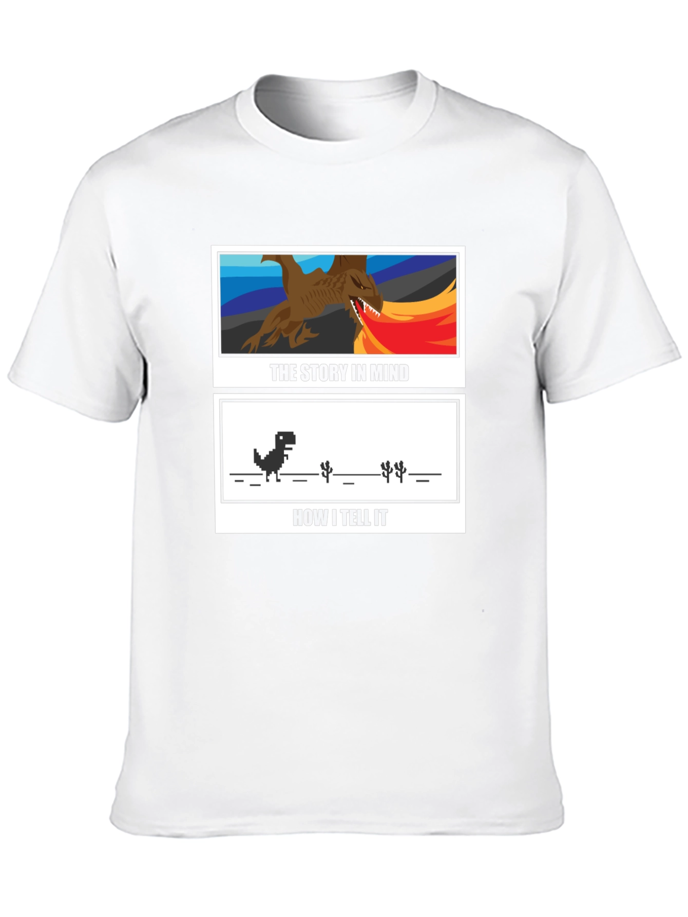 Story in Mind Graphic Black T-Shirt