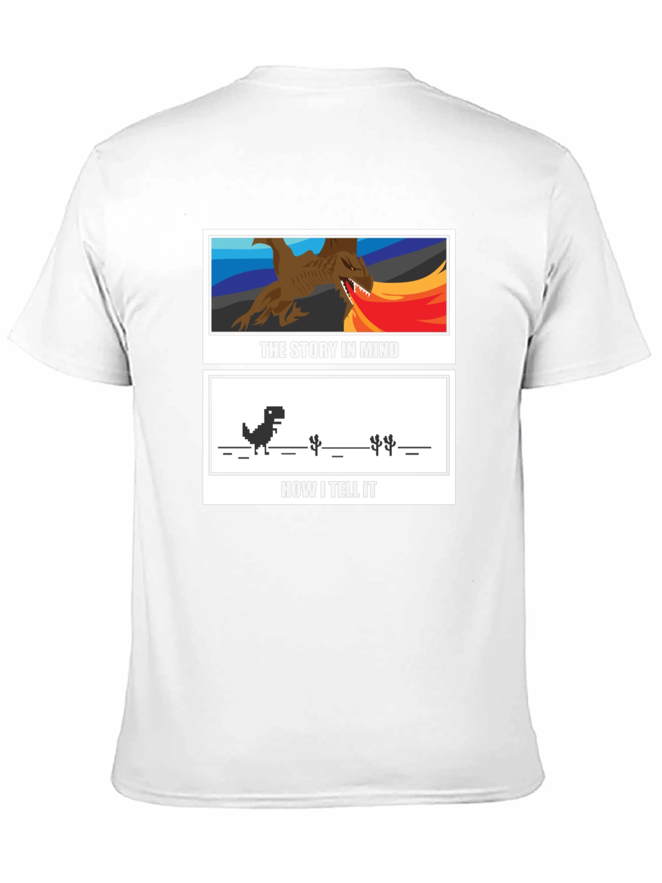 Story in Mind Graphic Black T-Shirt