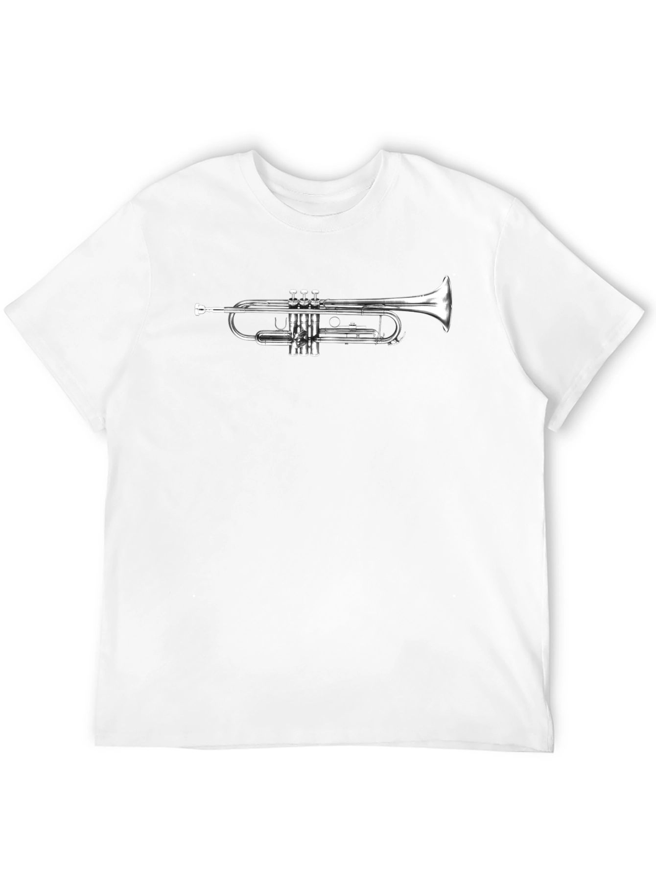 Trumpet Graphic T-Shirt - Musical Instrument Tee